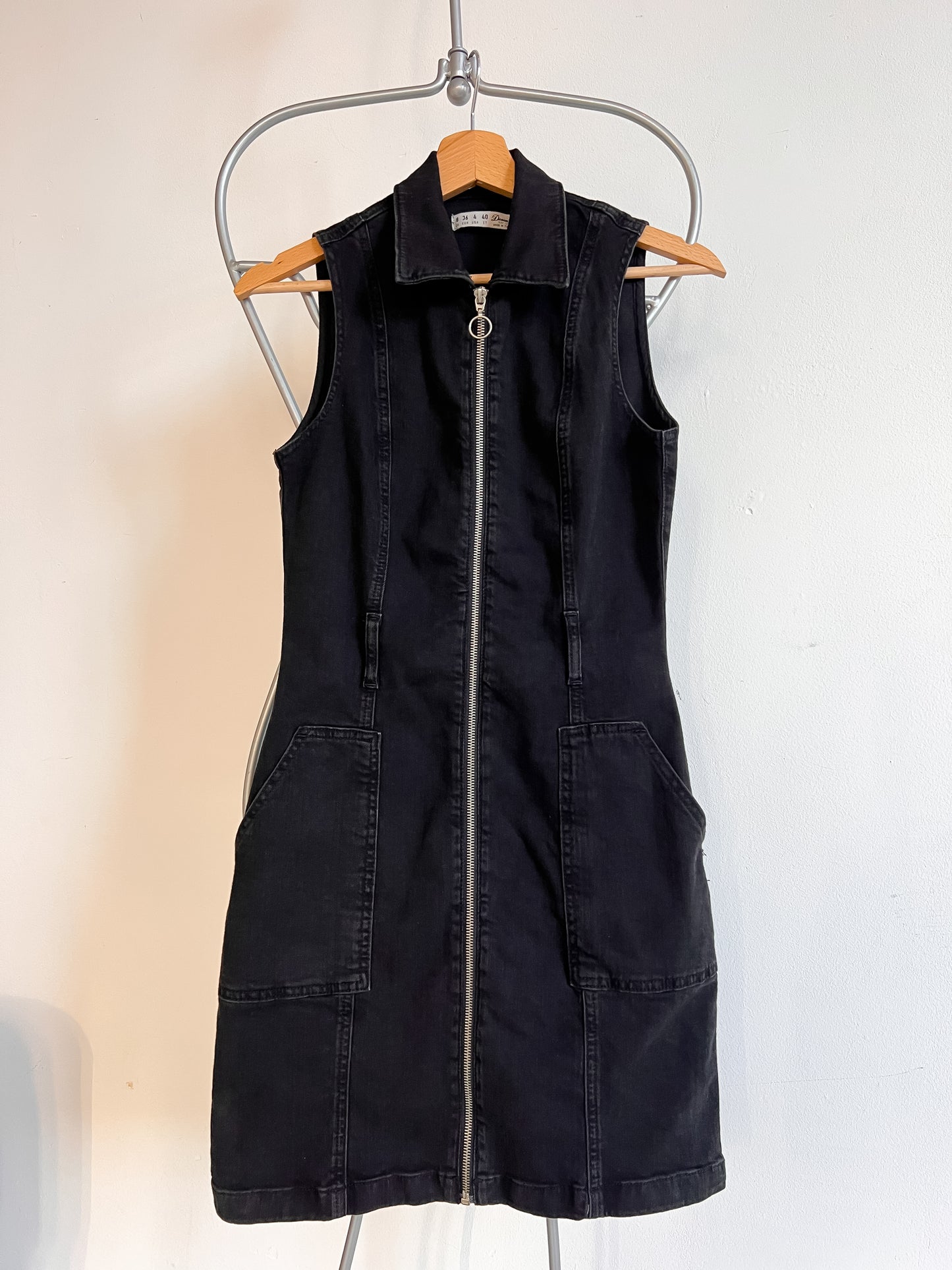 MARTHE - Grey denim dress