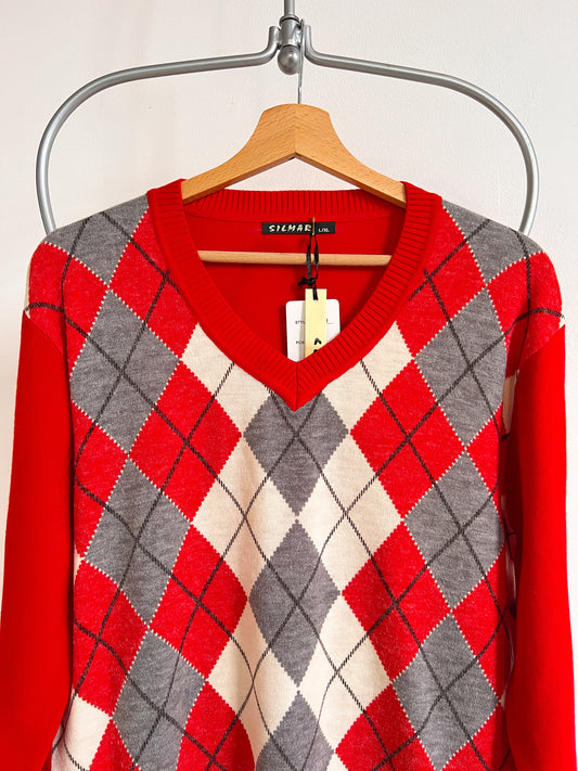 MARTHE - Red sweater L/XL