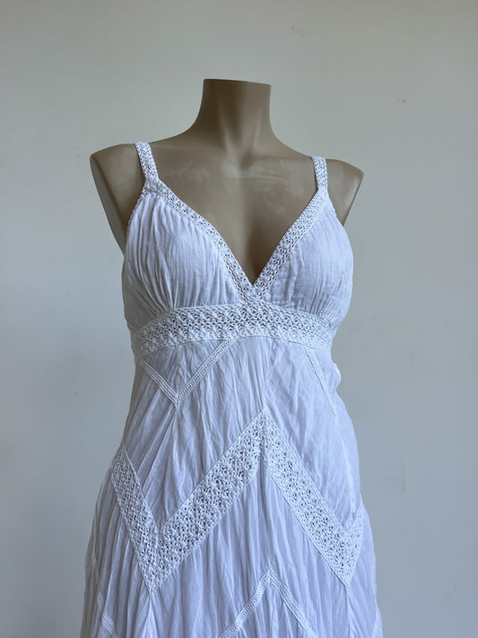 TALISSA - White Summer Dress - S