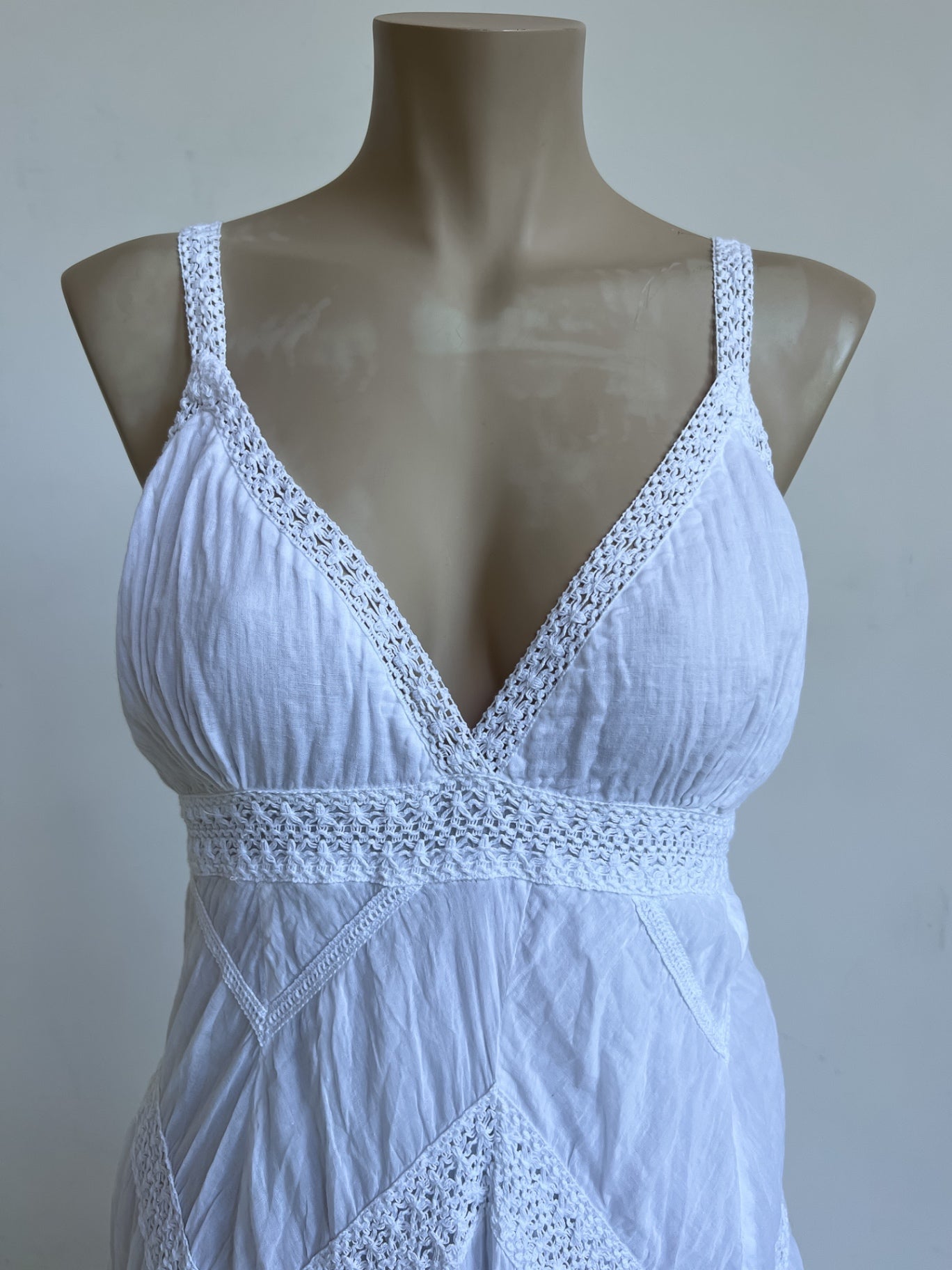 TALISSA - White Summer Dress - S