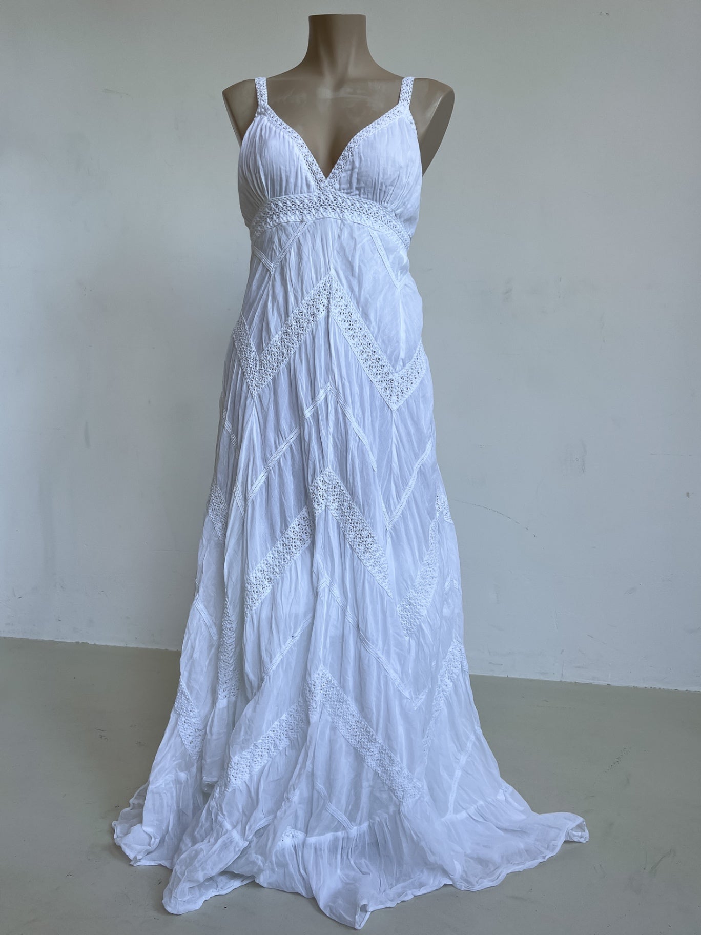 TALISSA - White Summer Dress - S