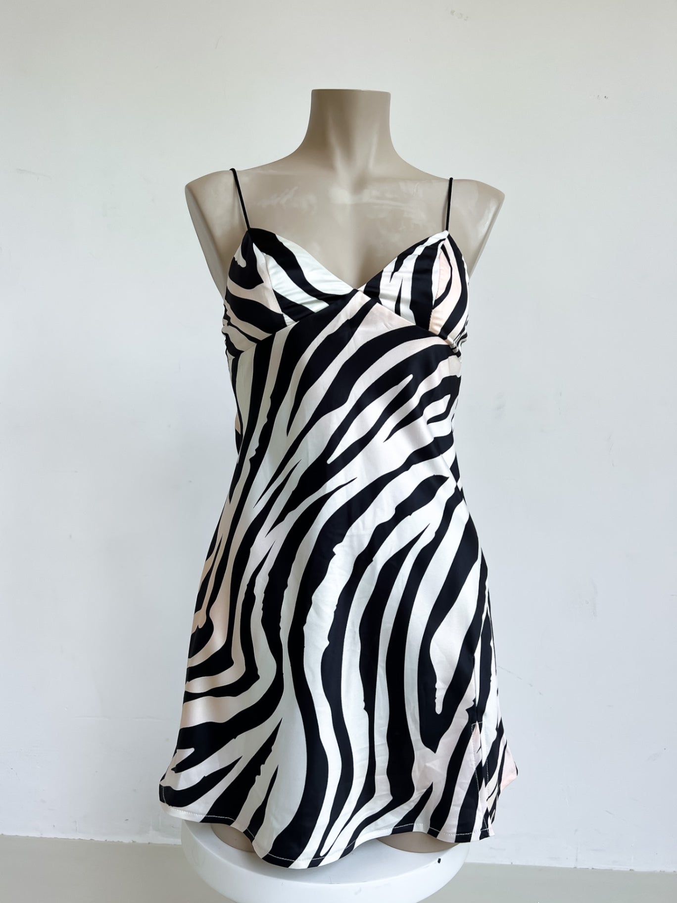 TALISSA - Zebra Dress Black and White - 8