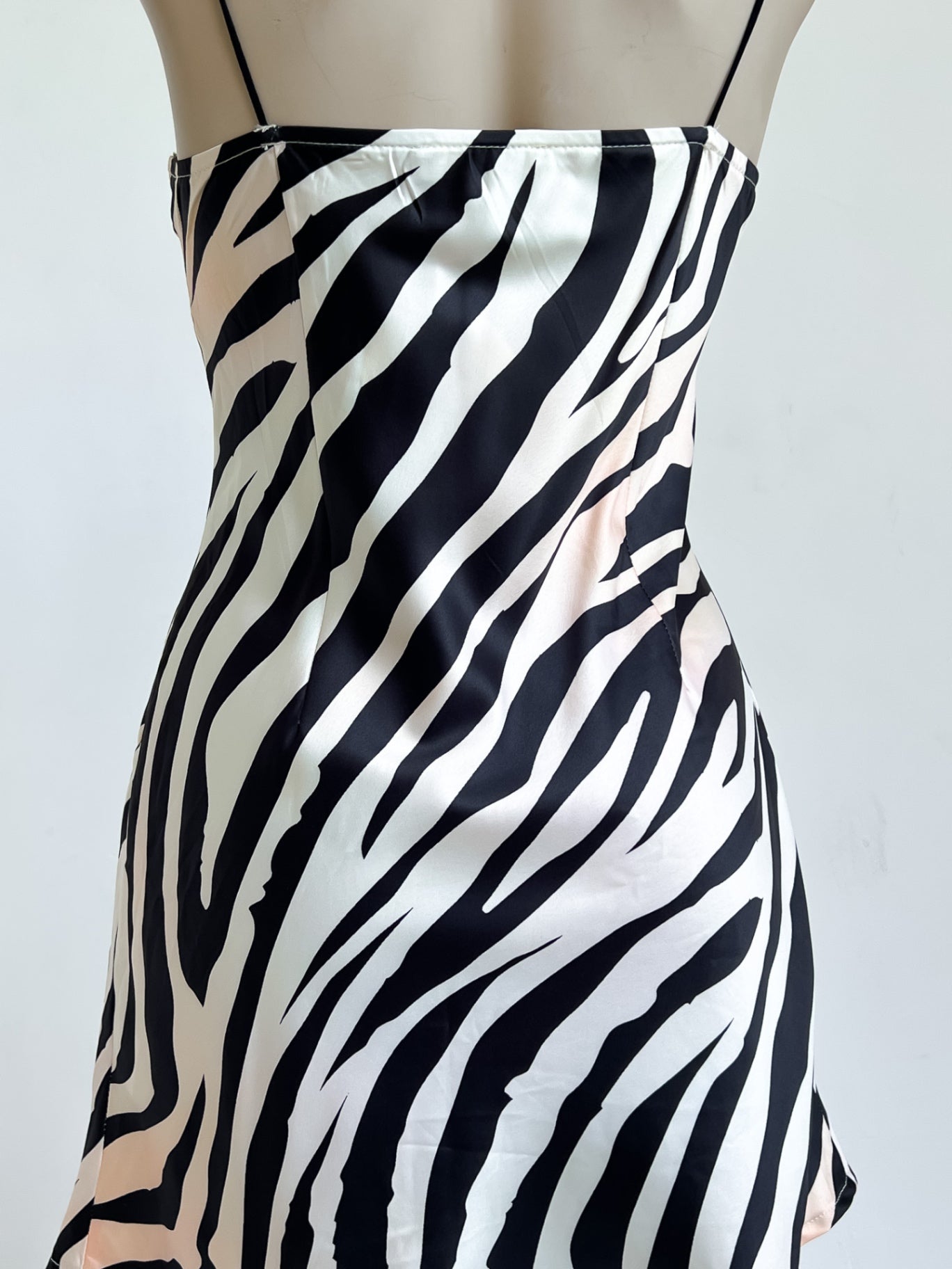 TALISSA - Zebra Dress Black and White - 8