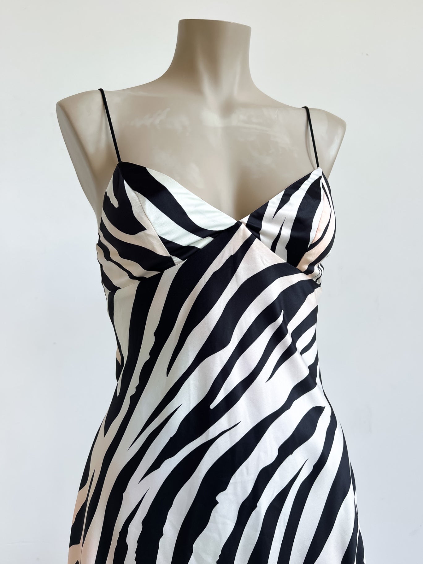 TALISSA - Zebra Dress Black and White - 8