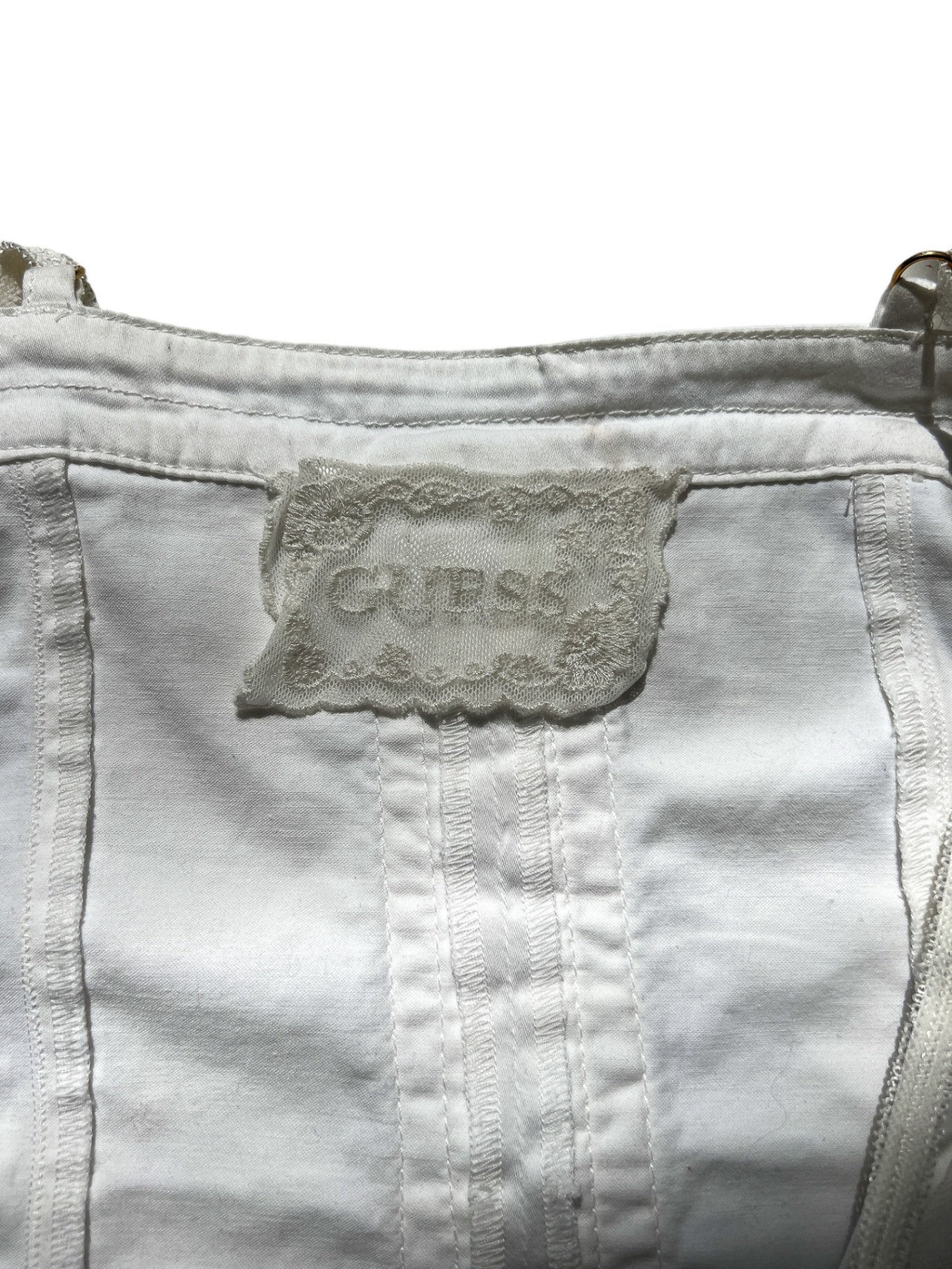 MARTHE - Guess Corset Top M White