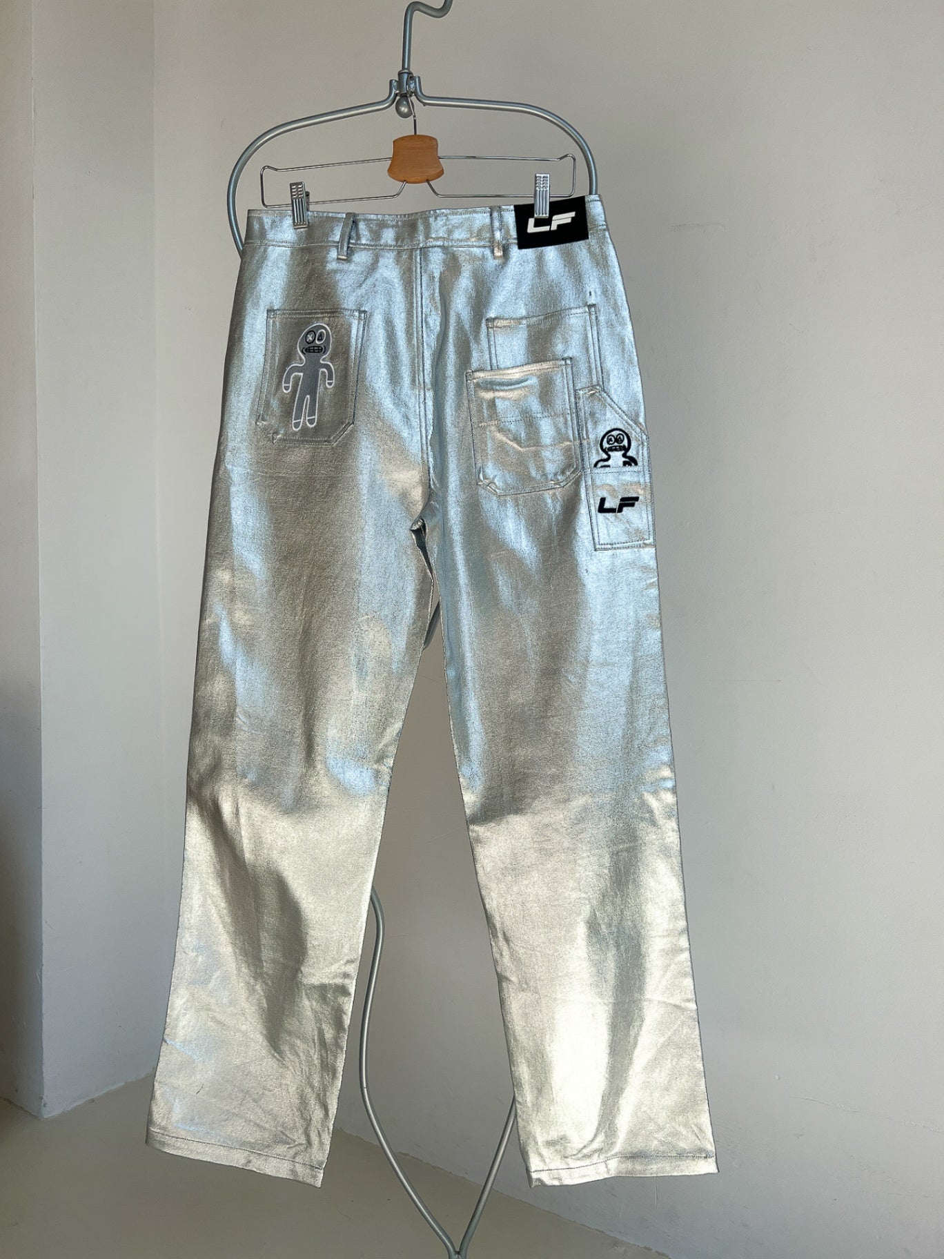 LaFam Pants M Silver