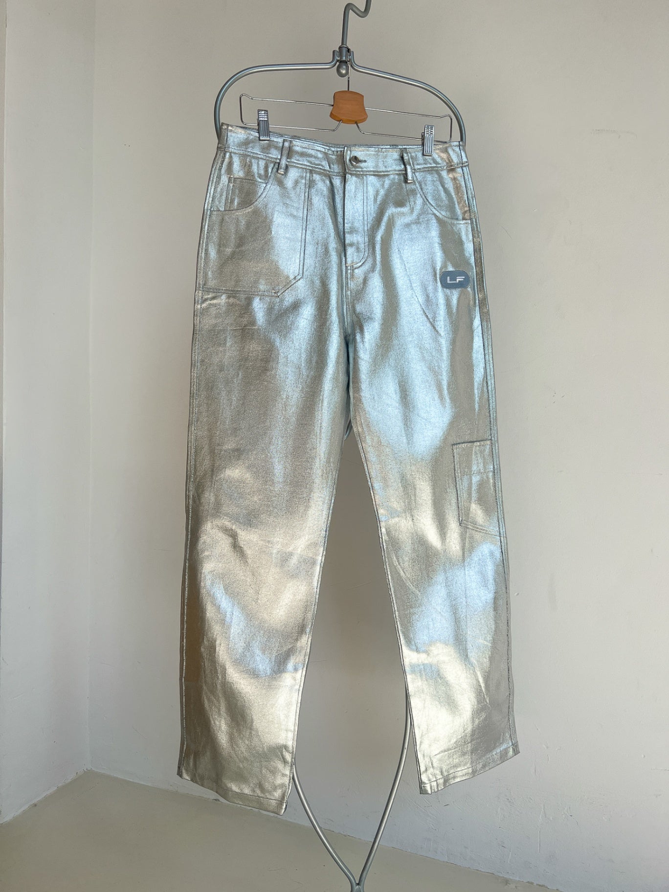 LaFam Pants M Silver