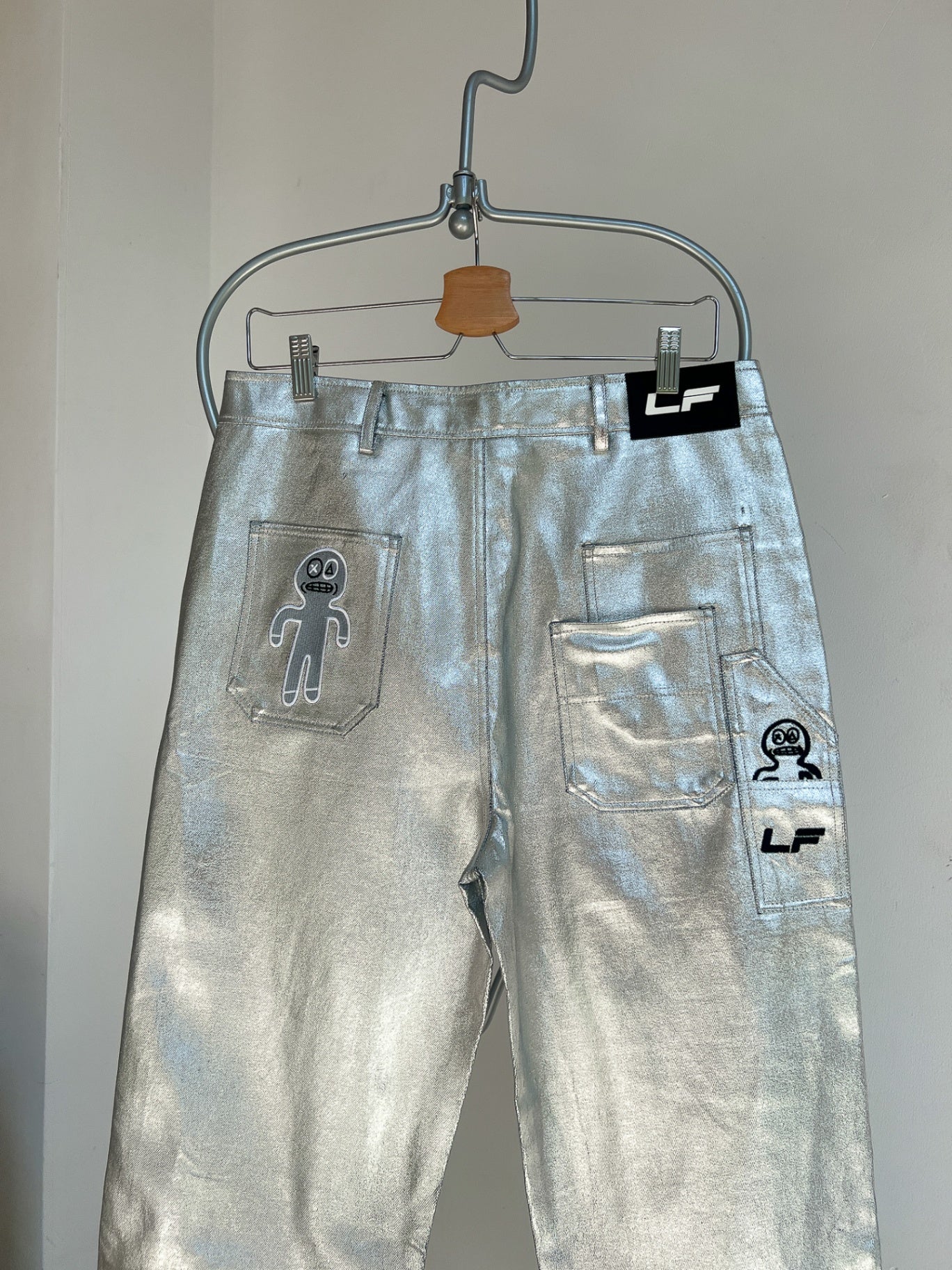 LaFam Pants M Silver