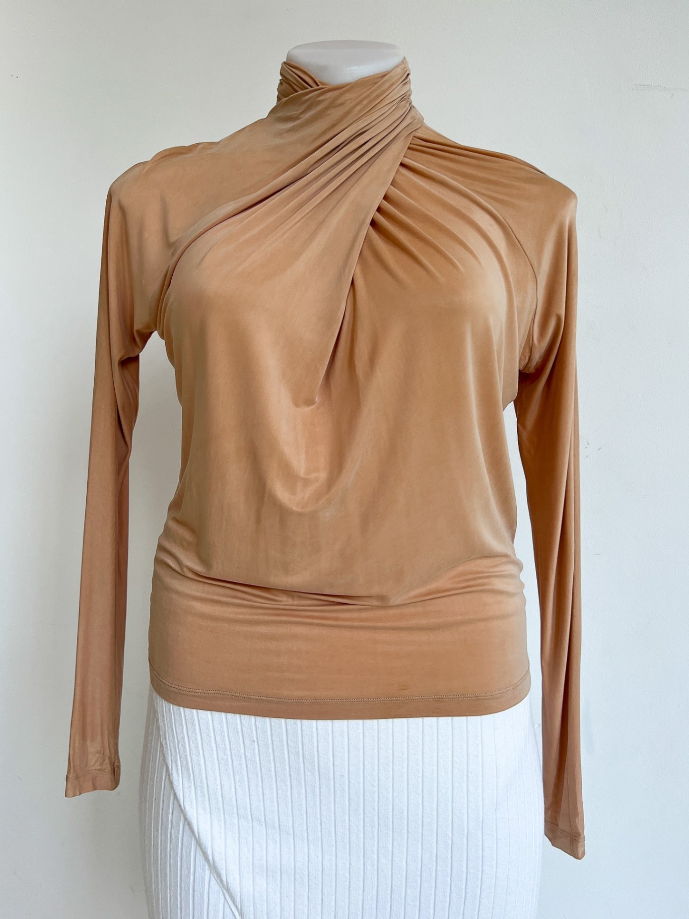 JOANN - GANNI Blouse XL Beige