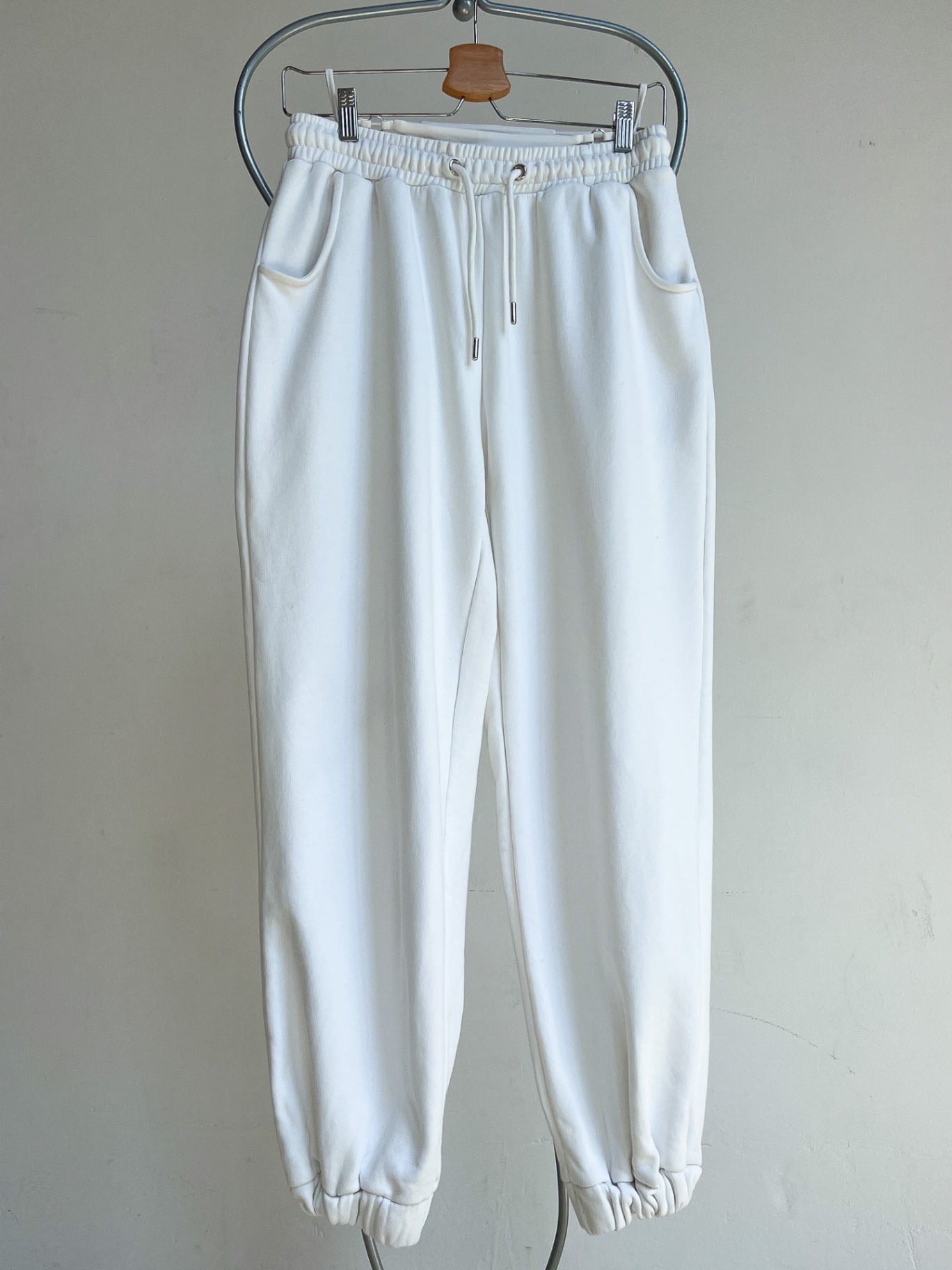 MARTHE - Bershka bComfy Sweatpants M White