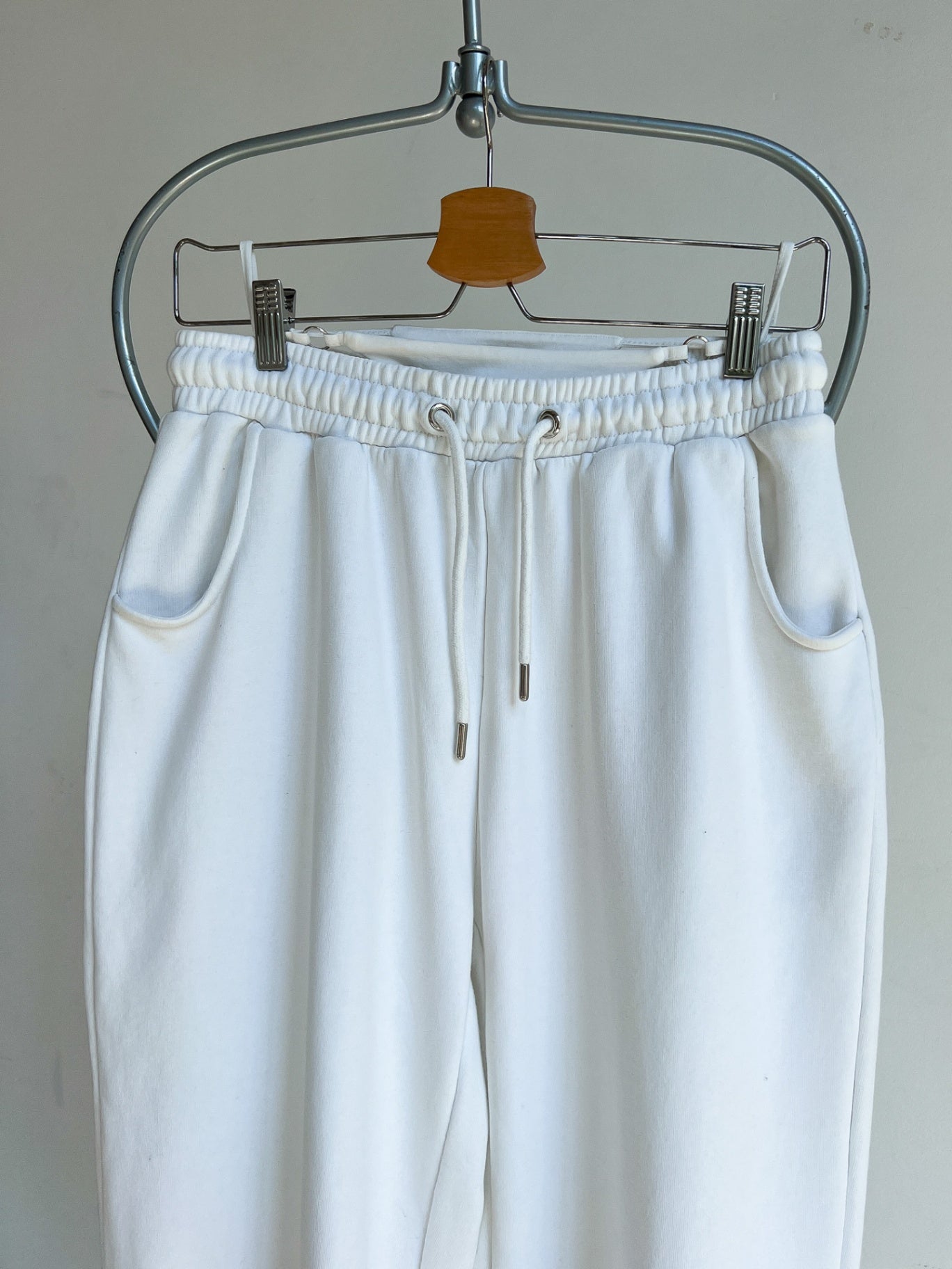 MARTHE - Bershka bComfy Sweatpants M White