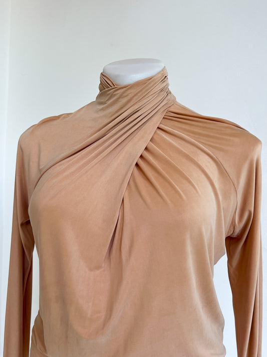 JOANN - GANNI Blouse XL Beige