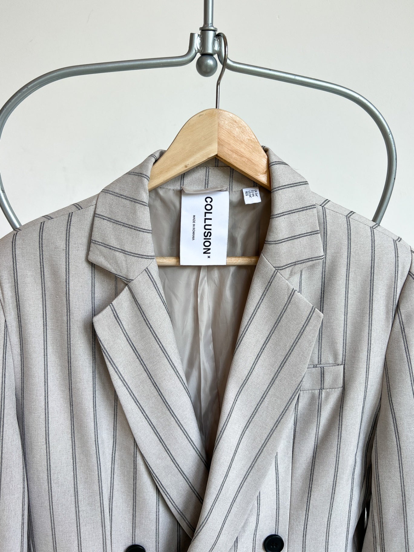 MARTHE - Collusion Blazer 44 Gray