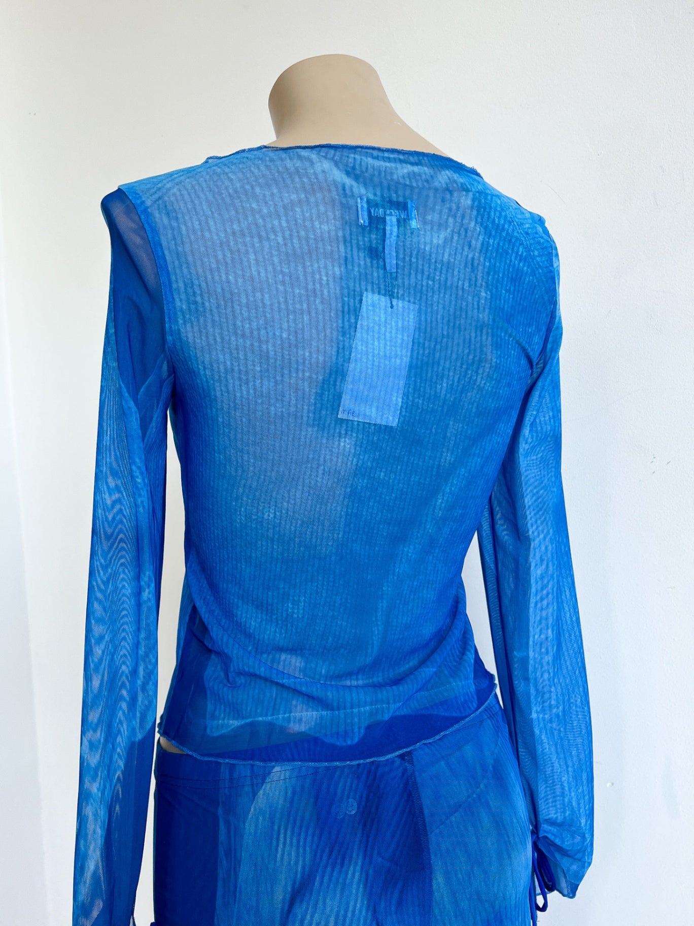 MARTHE - Weekday Sheer Top S Blue