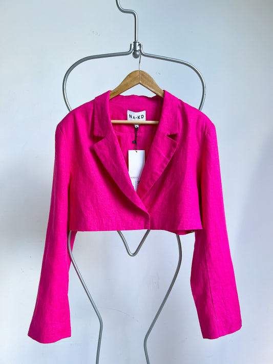 JOANN - NA-KD Cropped Blazer EU 44 Pink