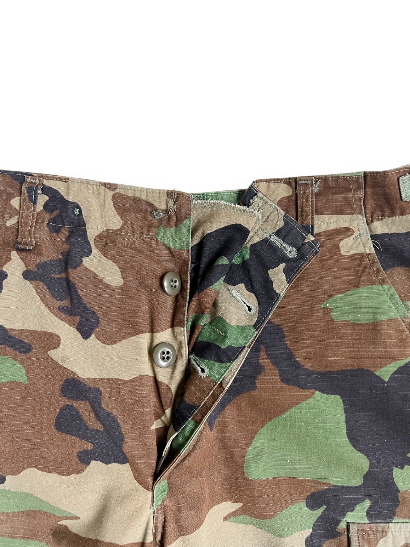 MARTHE - Vintage Cargo Pants S/M Camouflage