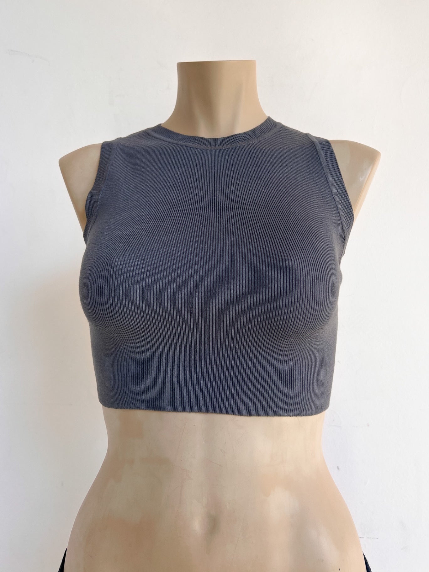 MARTHE - ZARA Crop Top S Gray