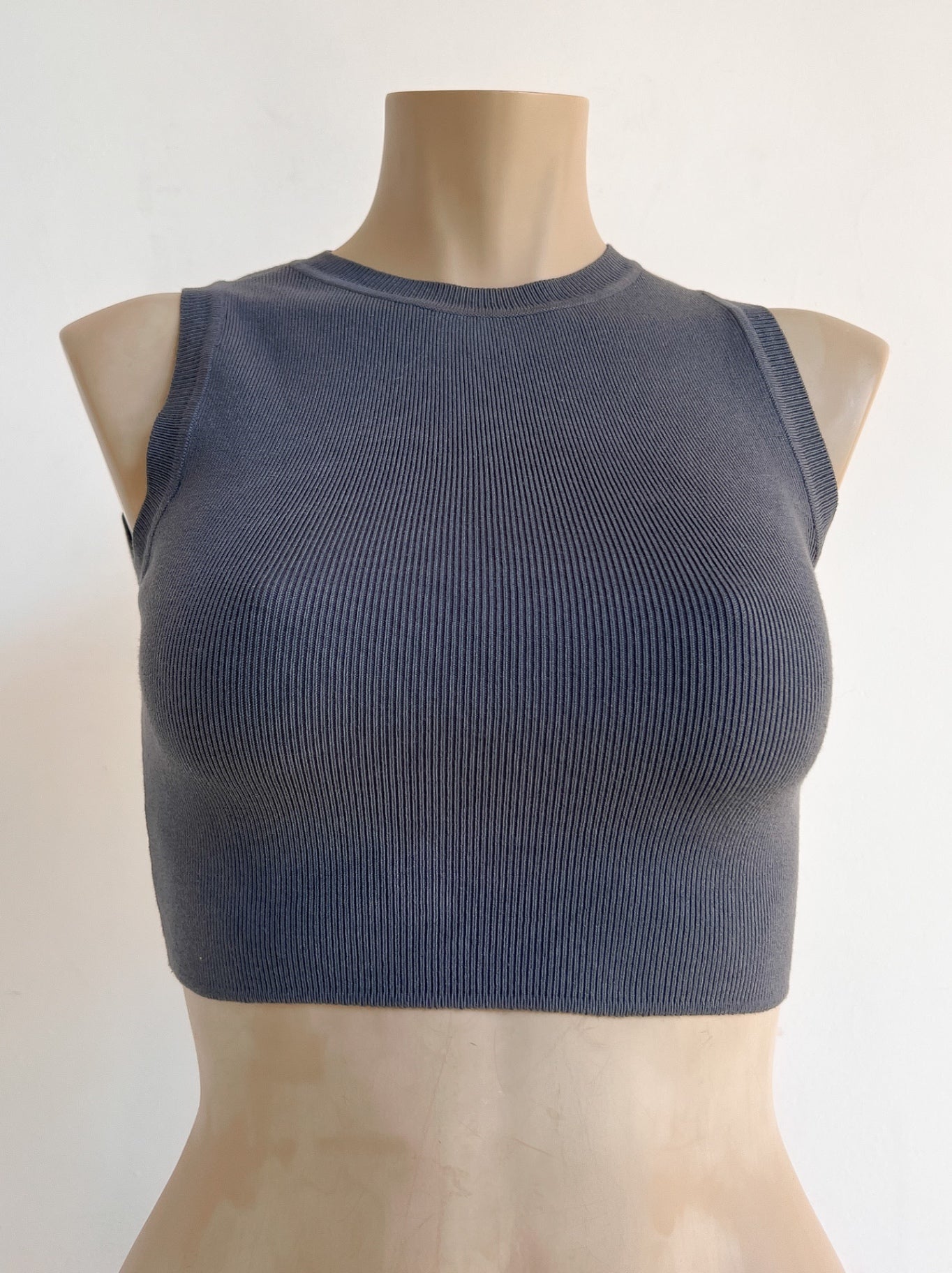 MARTHE - ZARA Crop Top S Gray