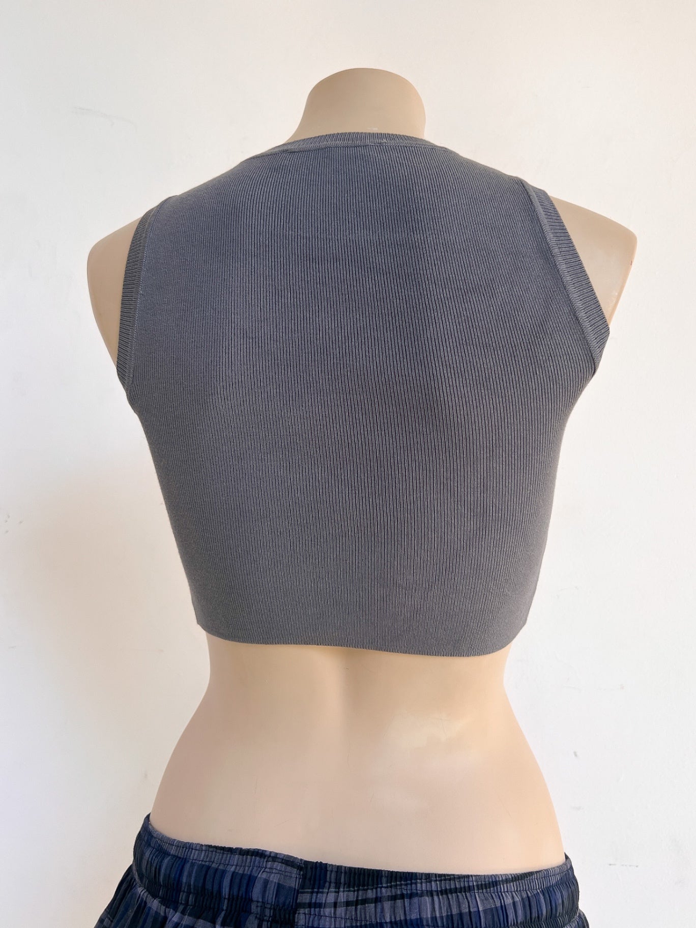 MARTHE - ZARA Crop Top S Gray