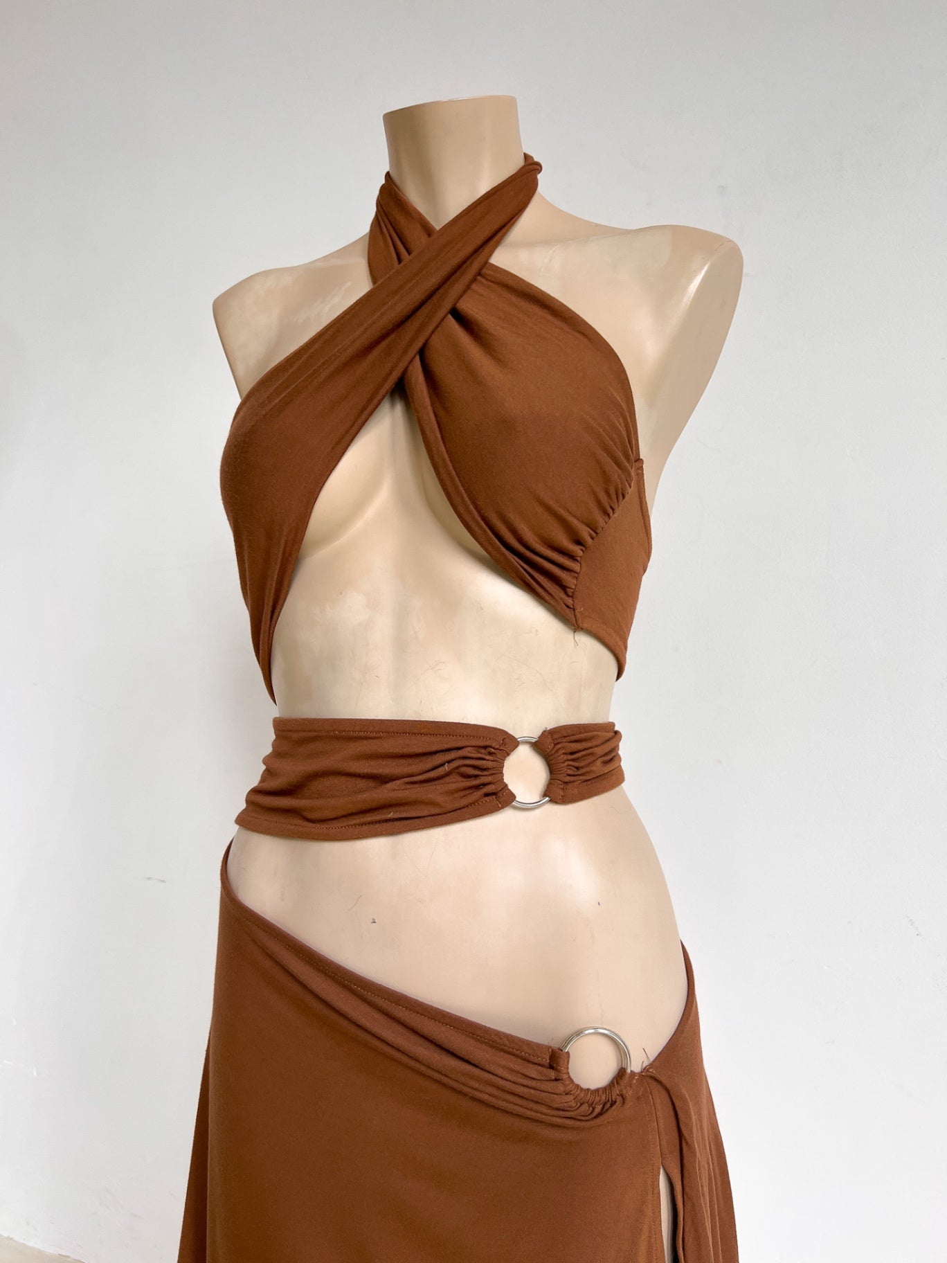 MARTHE - NA-KD Dress S Brown