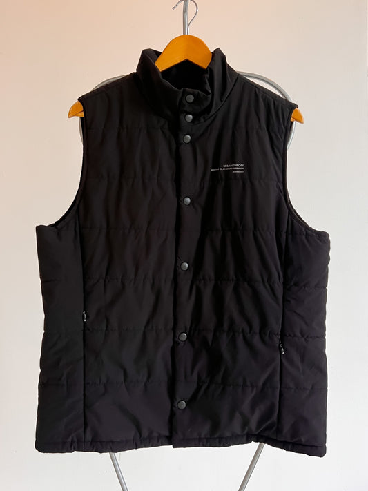 MARTHE - Pull & Bear Puffer Vest M Black