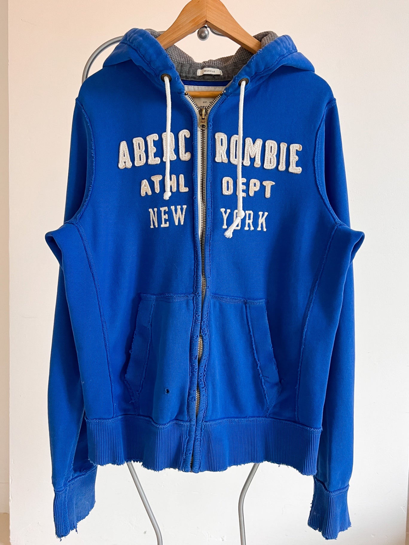 Abercrombie & Fitch Hoodie L Blue