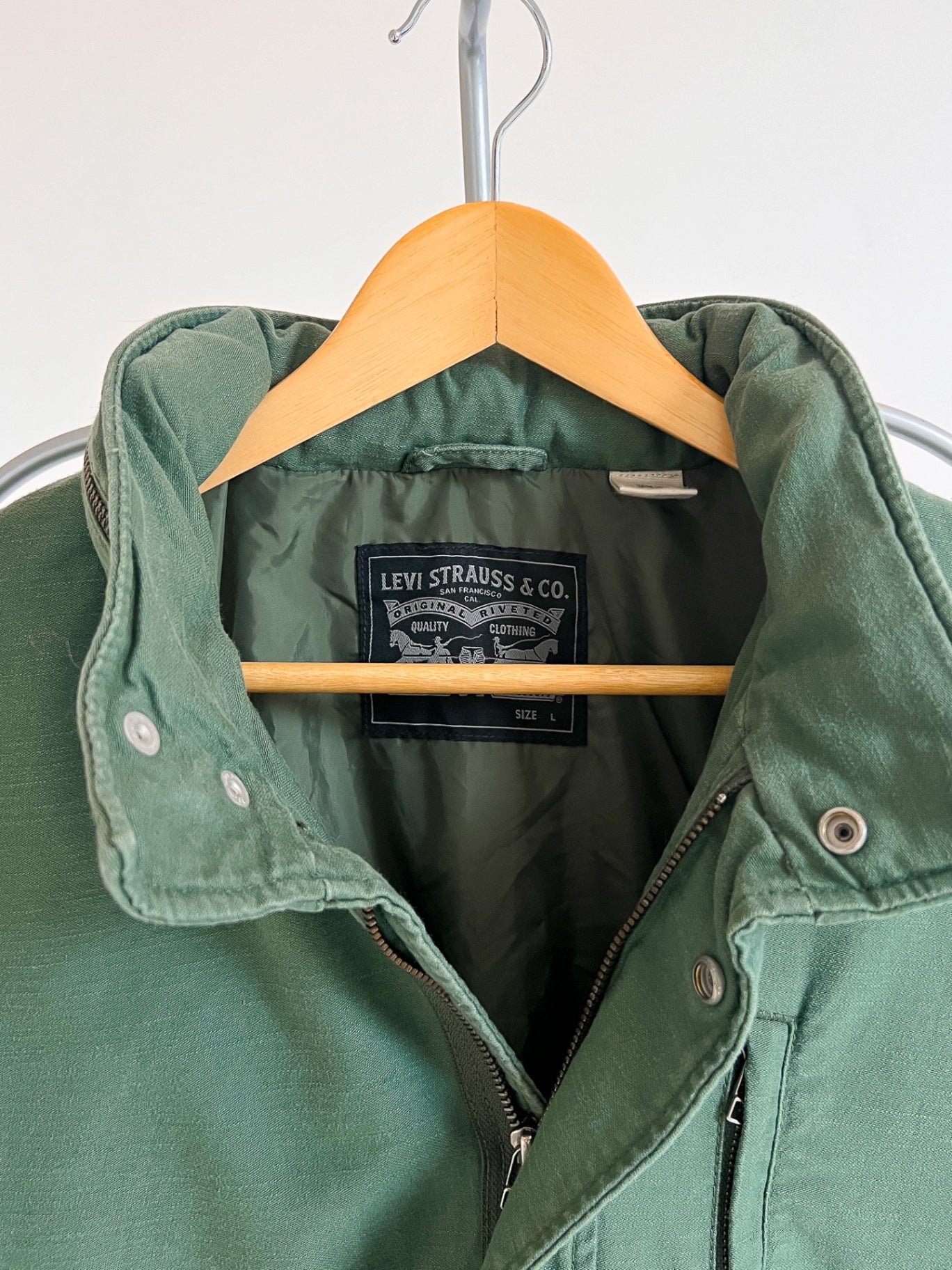 Levi's Men Jacket L Green