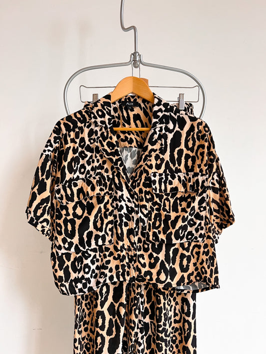 Alix the Label Set S Leopard print