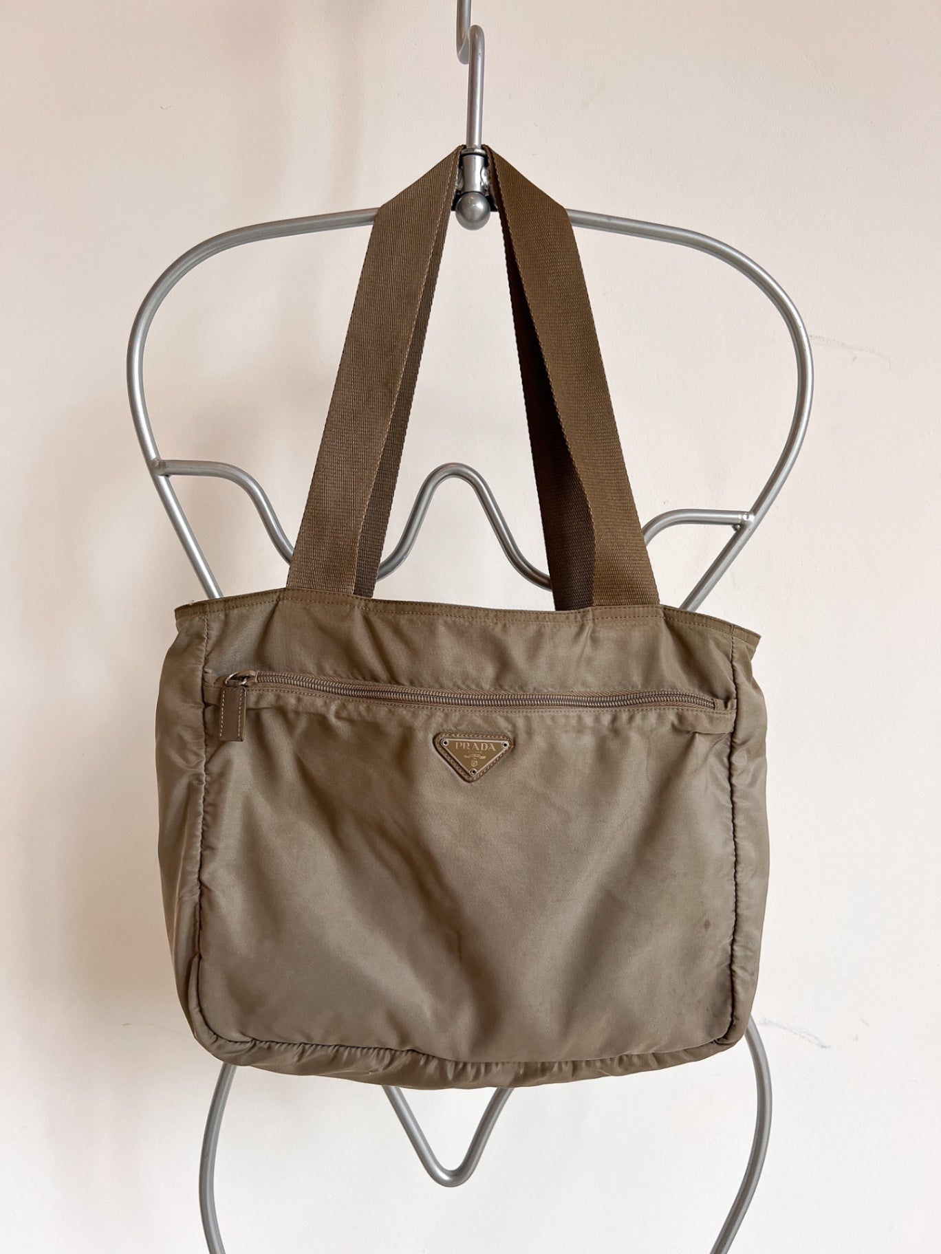 Prada Tote Bag Khaki