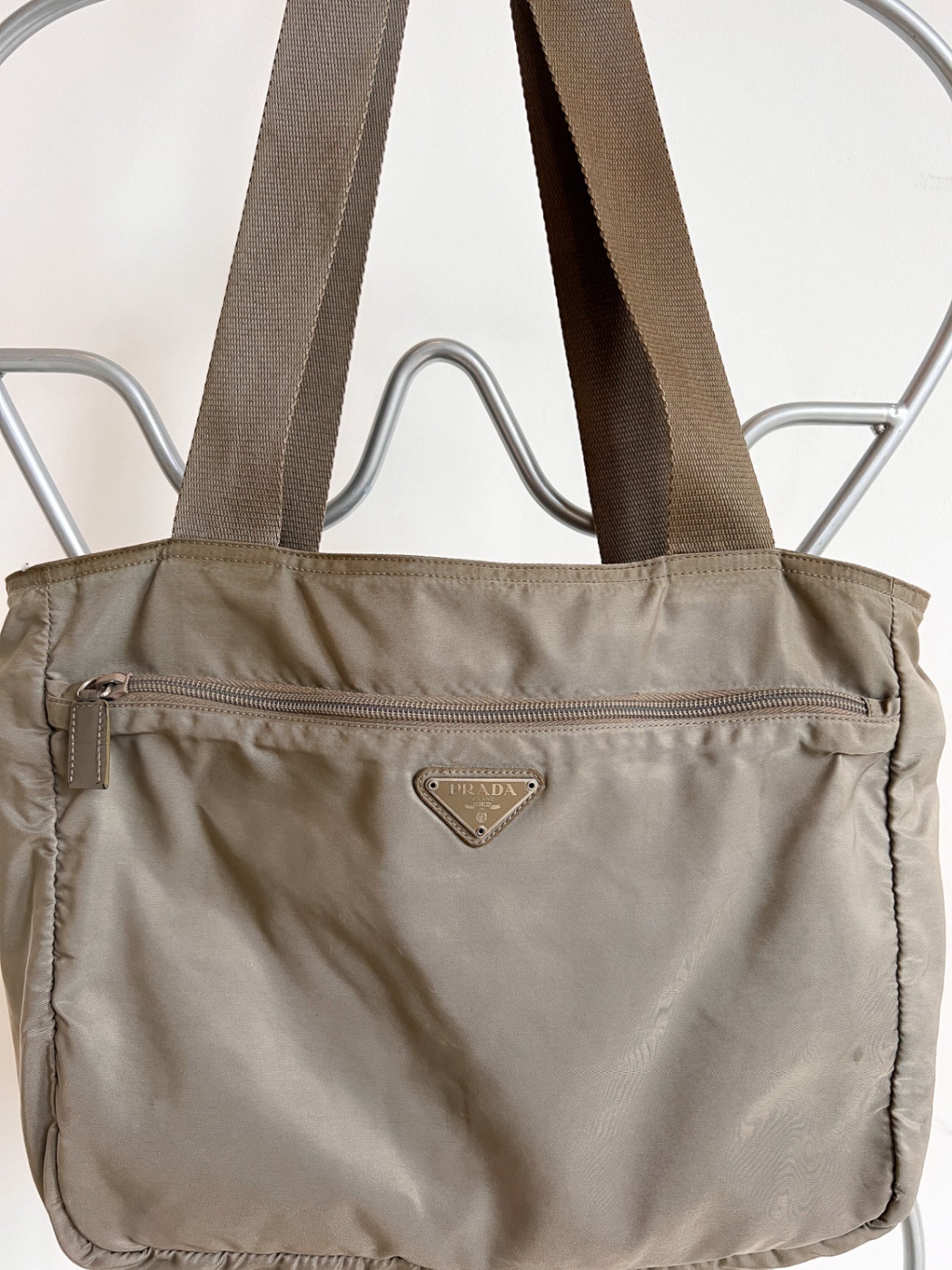 Prada Tote Bag Khaki