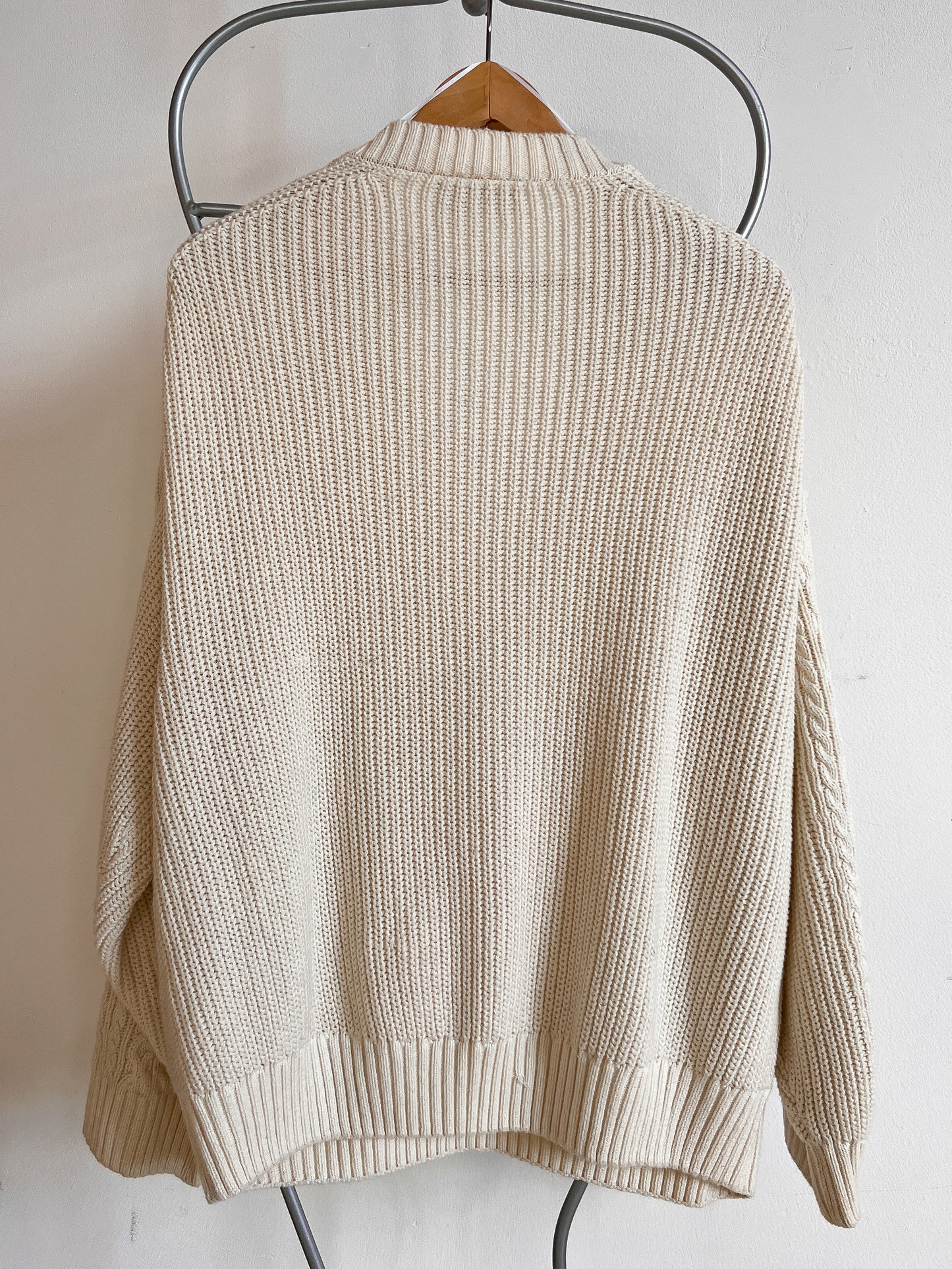 MARTHE - White knitted sweater