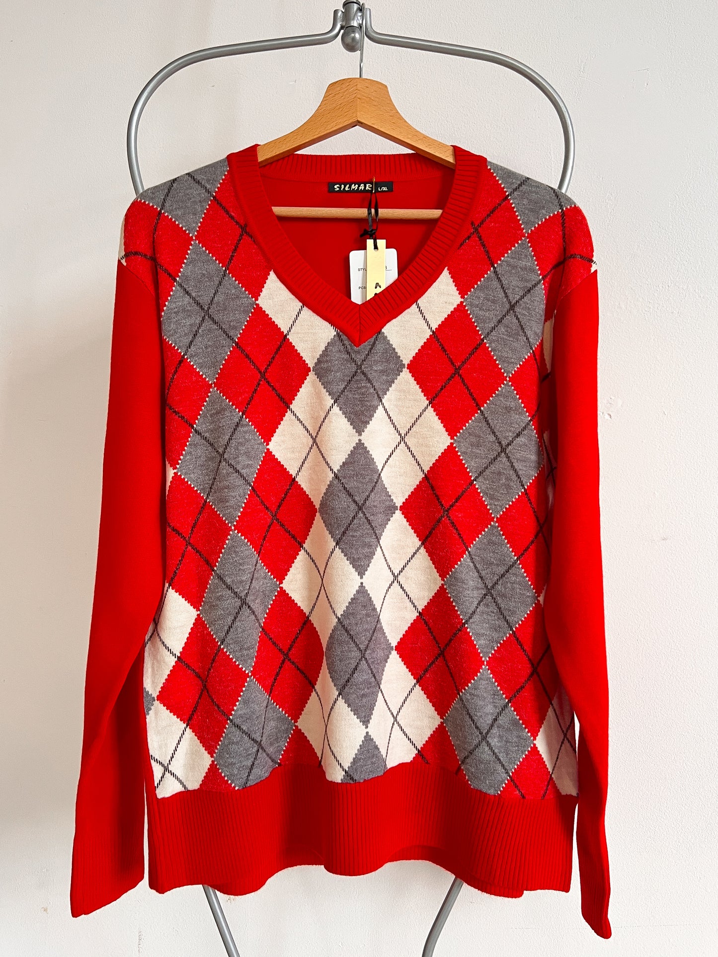 MARTHE - Red sweater L/XL