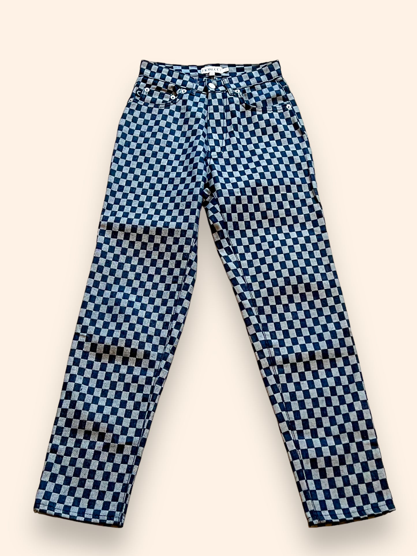 Fiorucci plaid jeans — XS