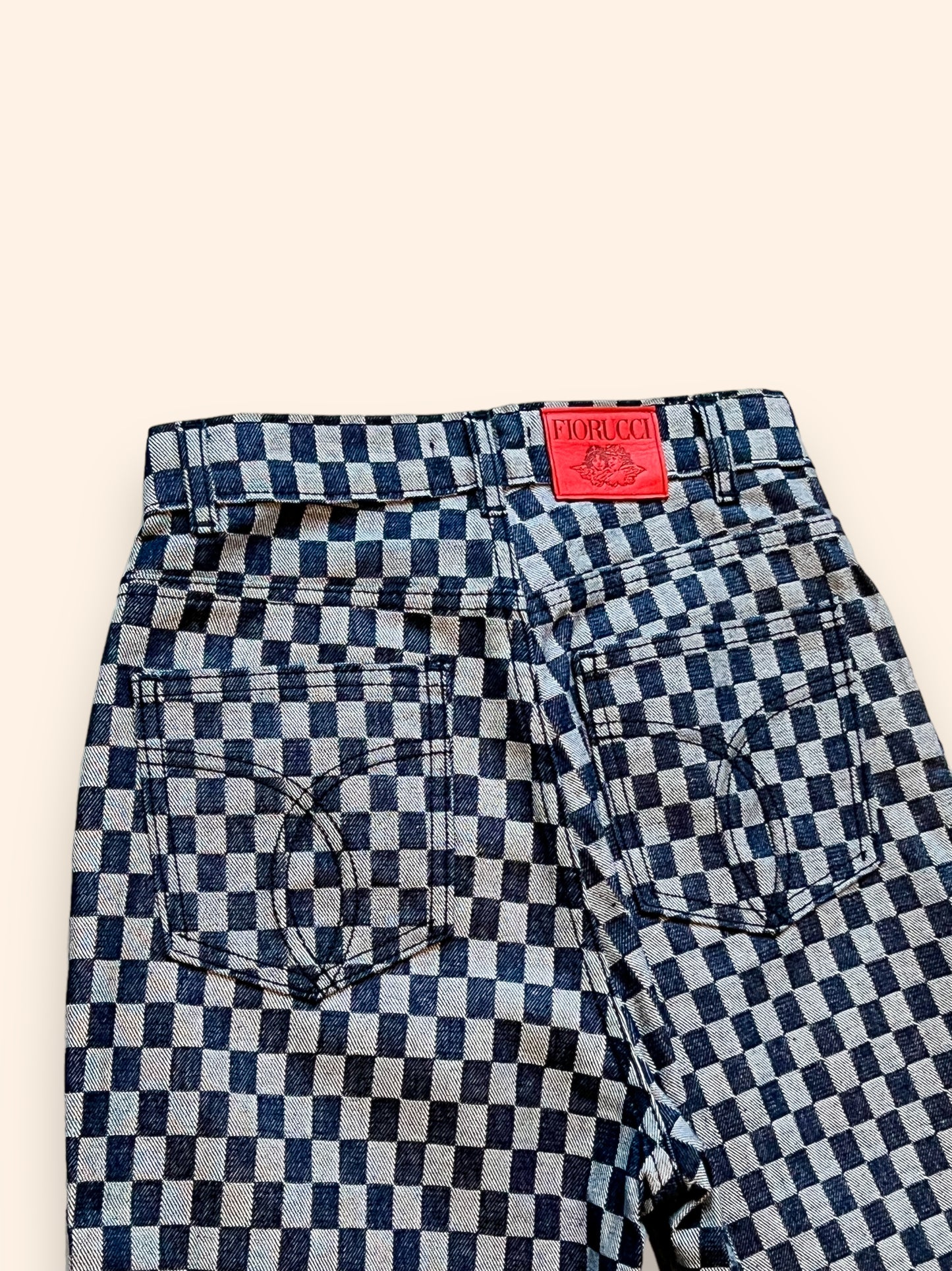 Fiorucci plaid jeans — XS