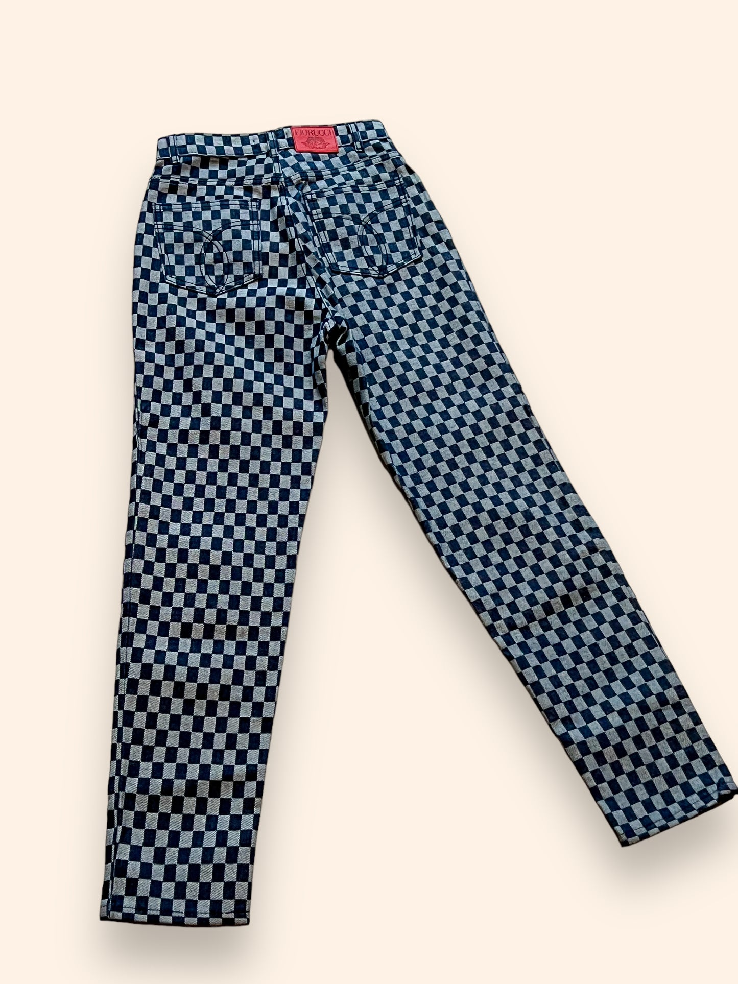 Fiorucci plaid jeans — XS