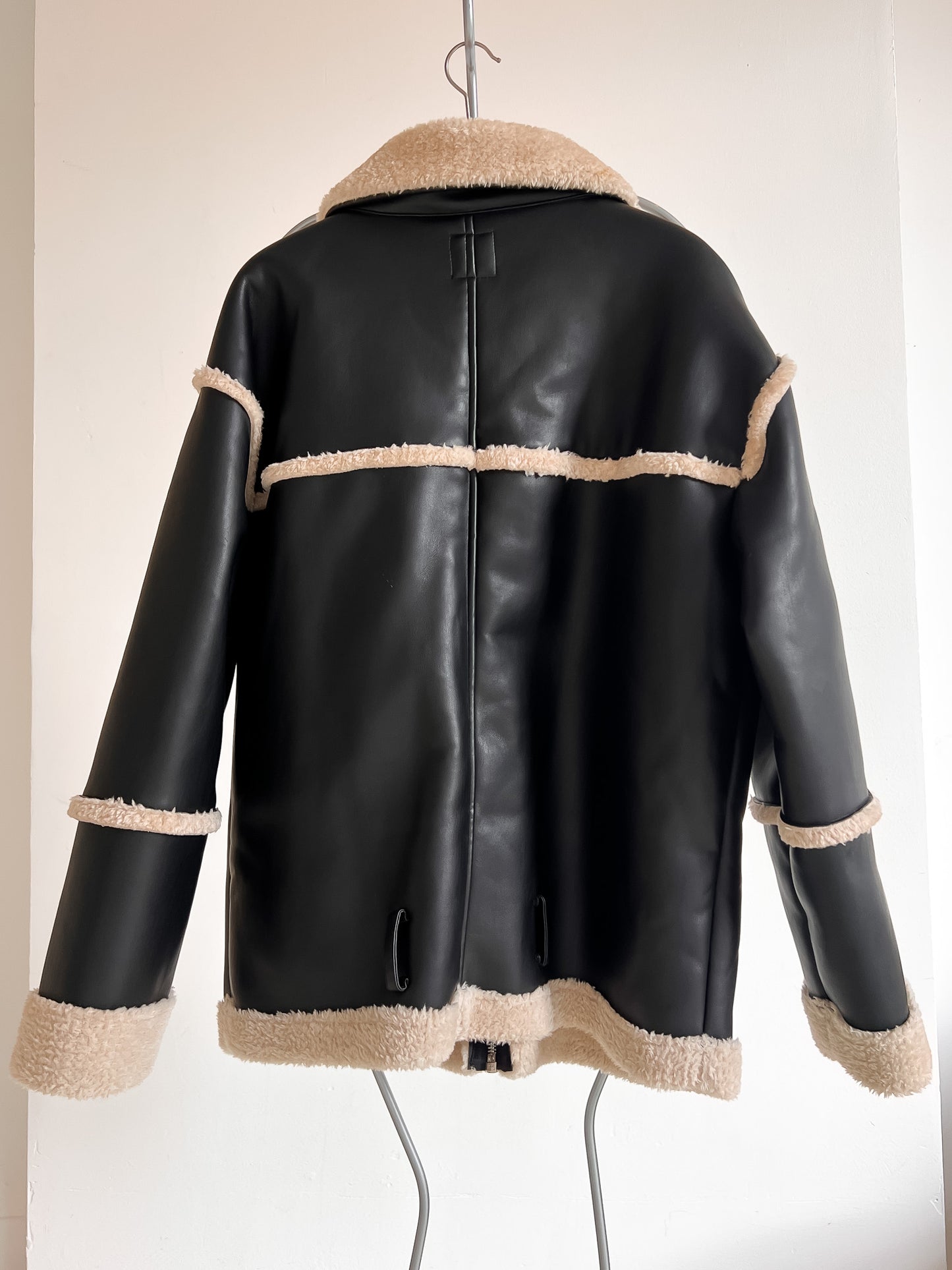 MARTHE - Teddy Pilot Jacket - L