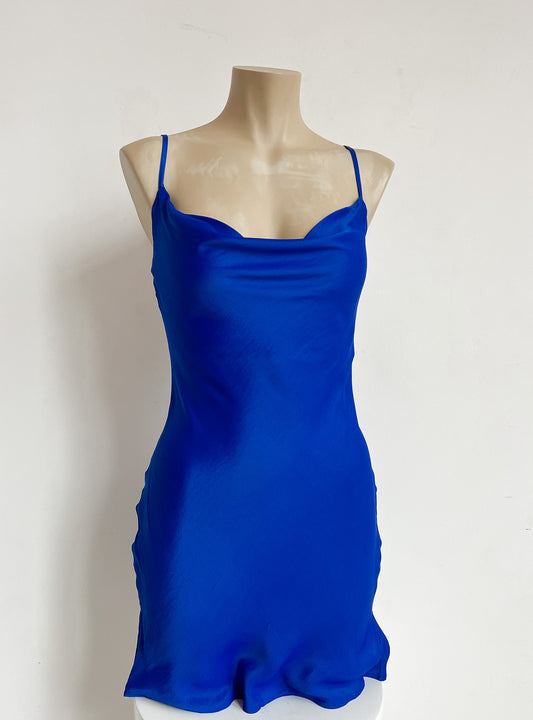 MARTHE - Blue party dress - S