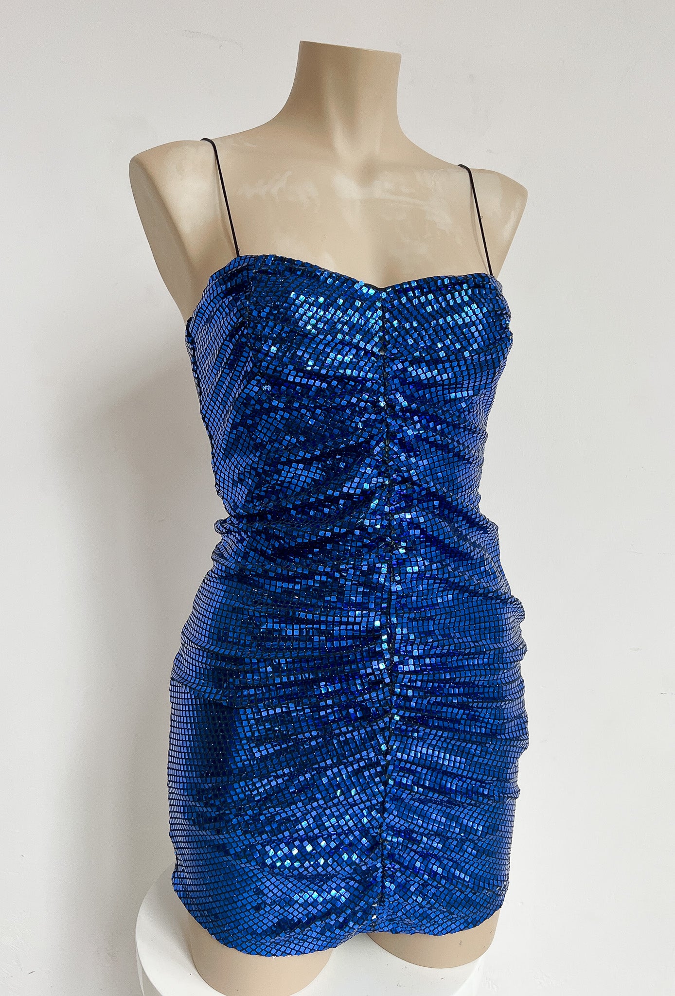 MARTHE - Blue Glitter Dress - XS