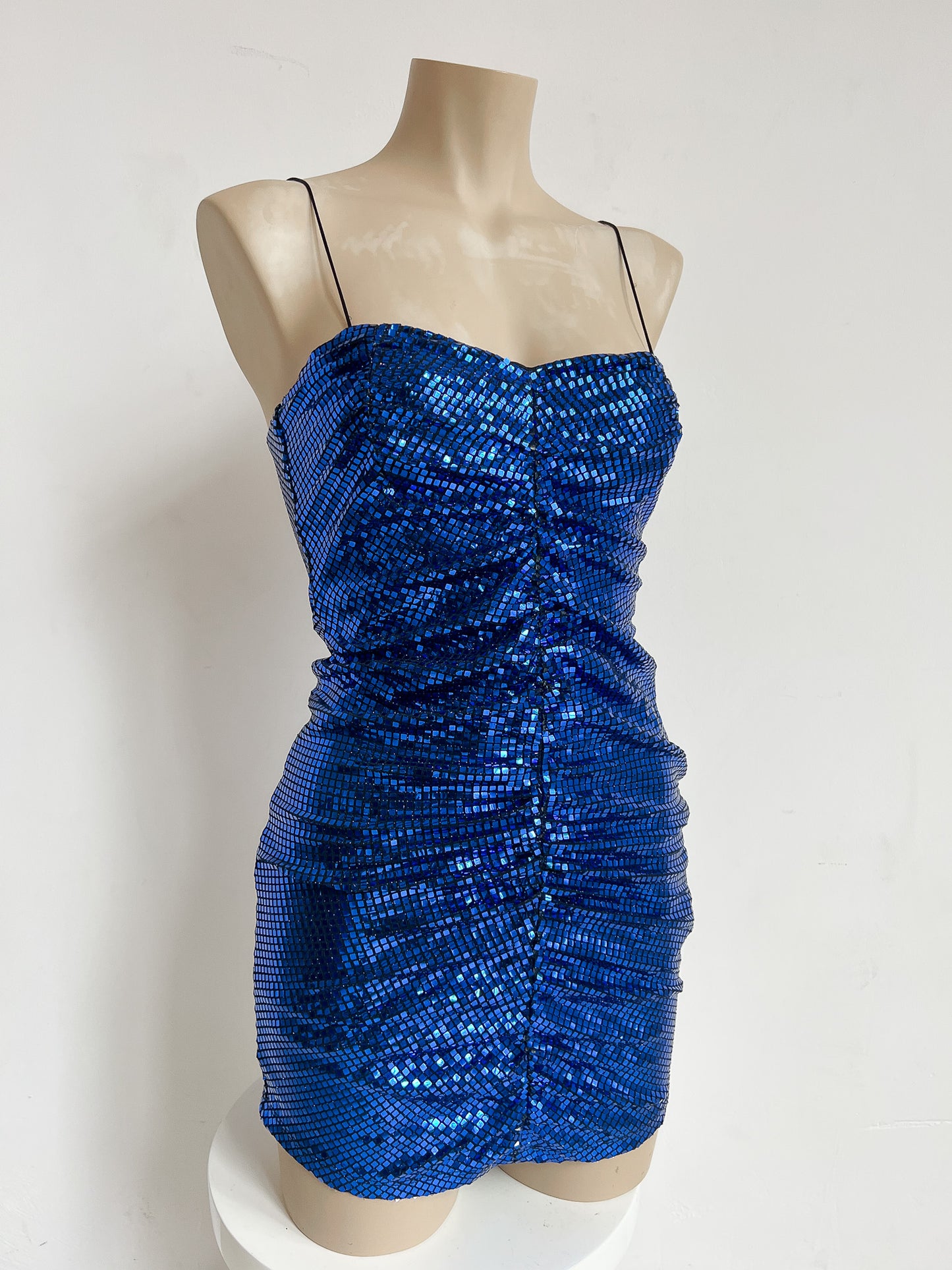 MARTHE - Blue Glitter Dress - XS