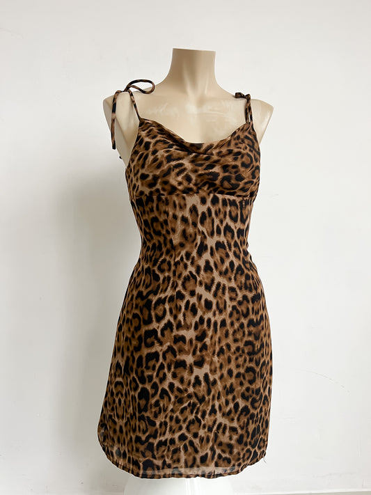 MARTHE - Leopard NA-KD Dress - XS