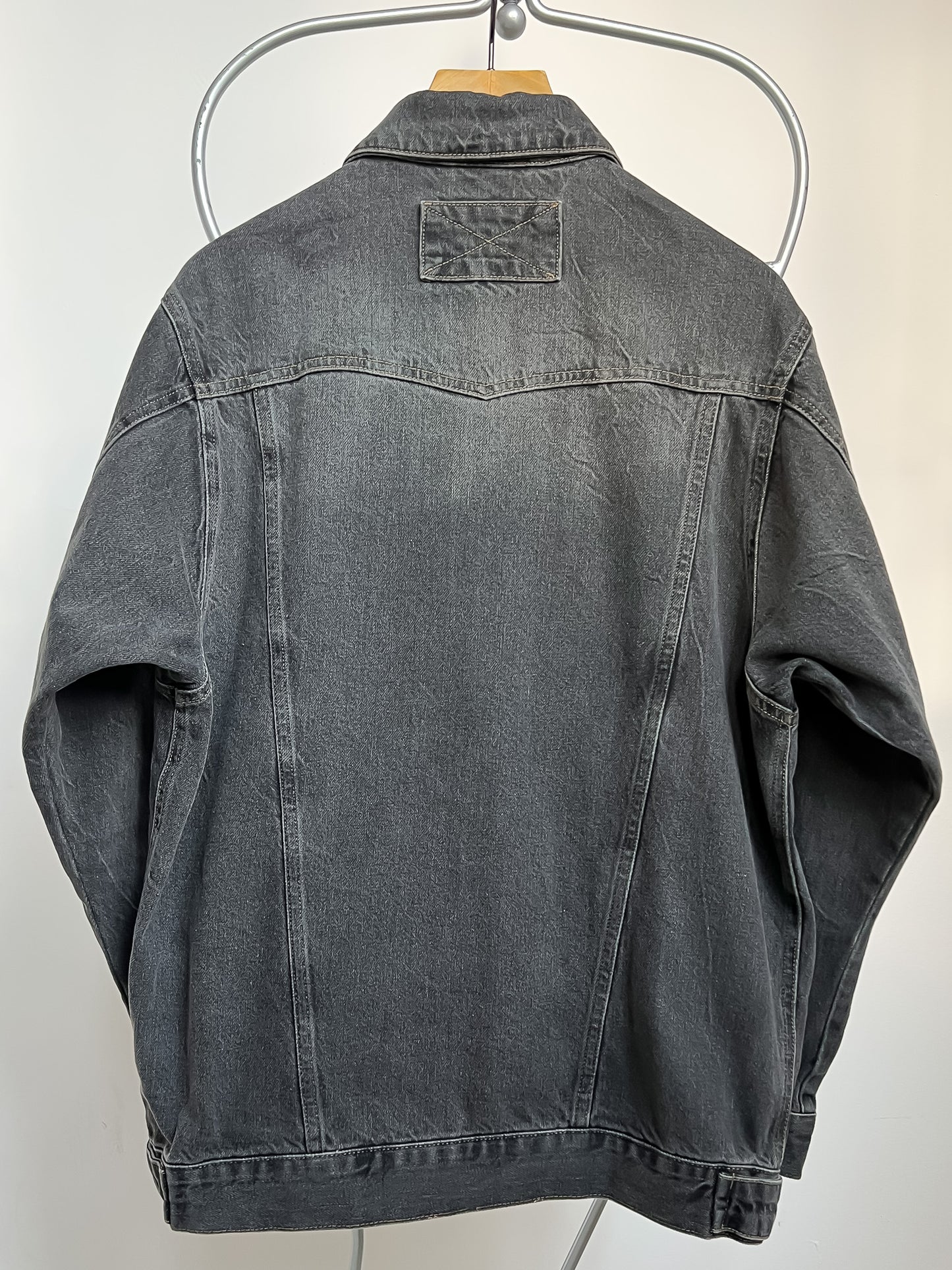 Grey Denim Jacket - S