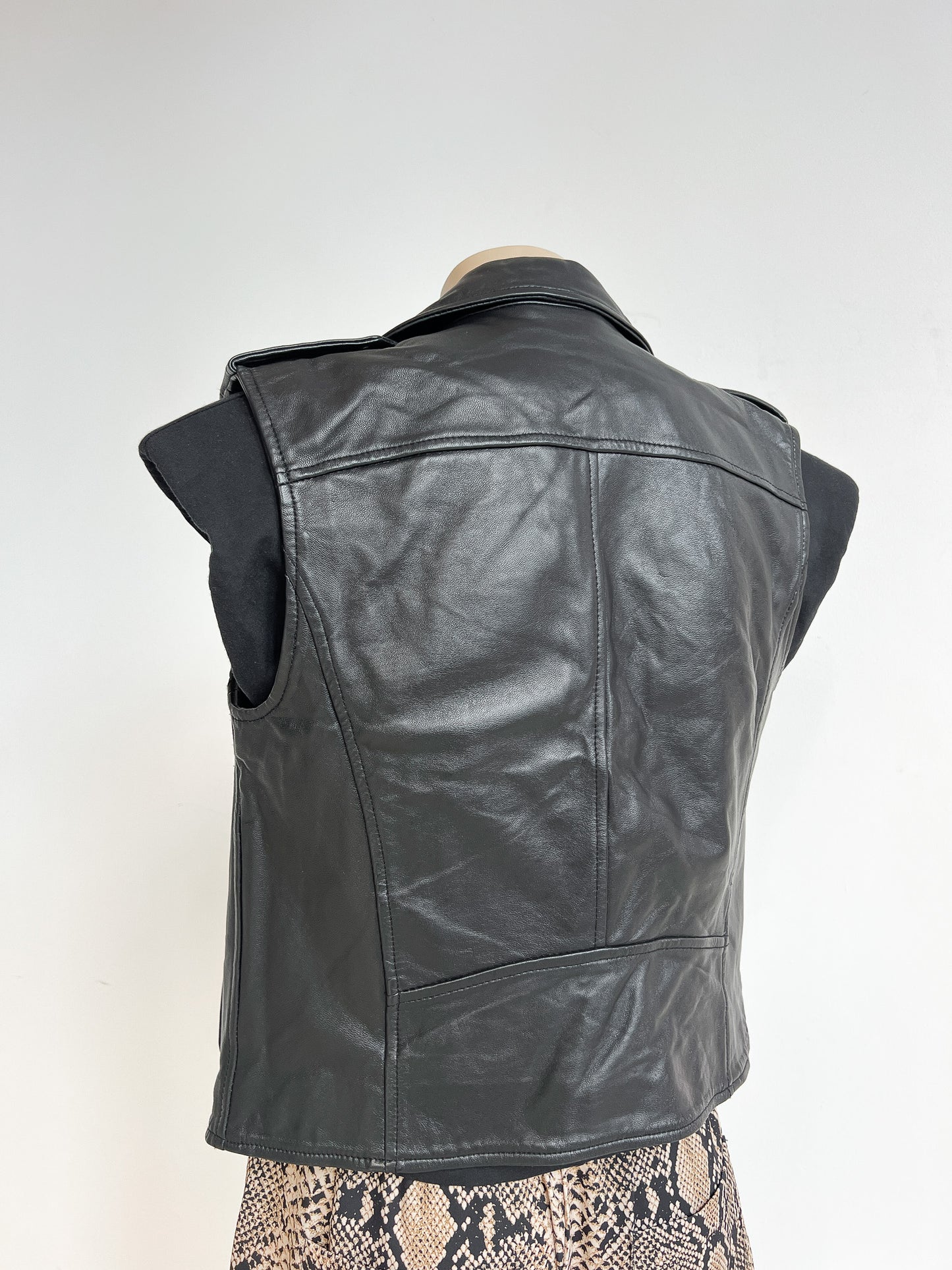 TALISSA - Sleeveless biker jacket - 38