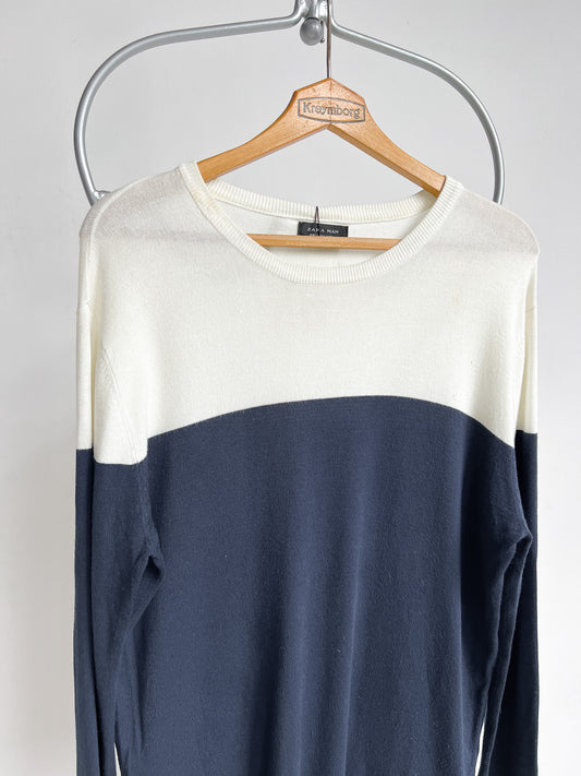 TIMI - White/Navy sweatshirt - l