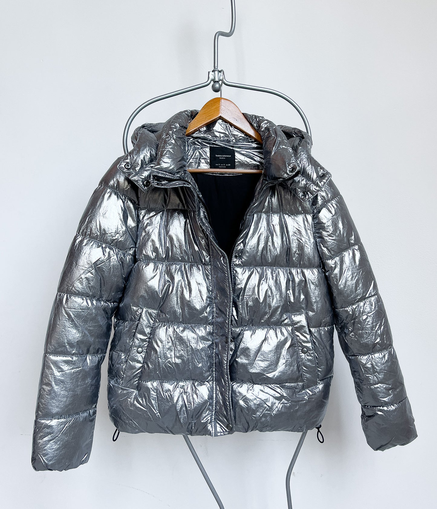 TALISSA - Silver wintercoat - S