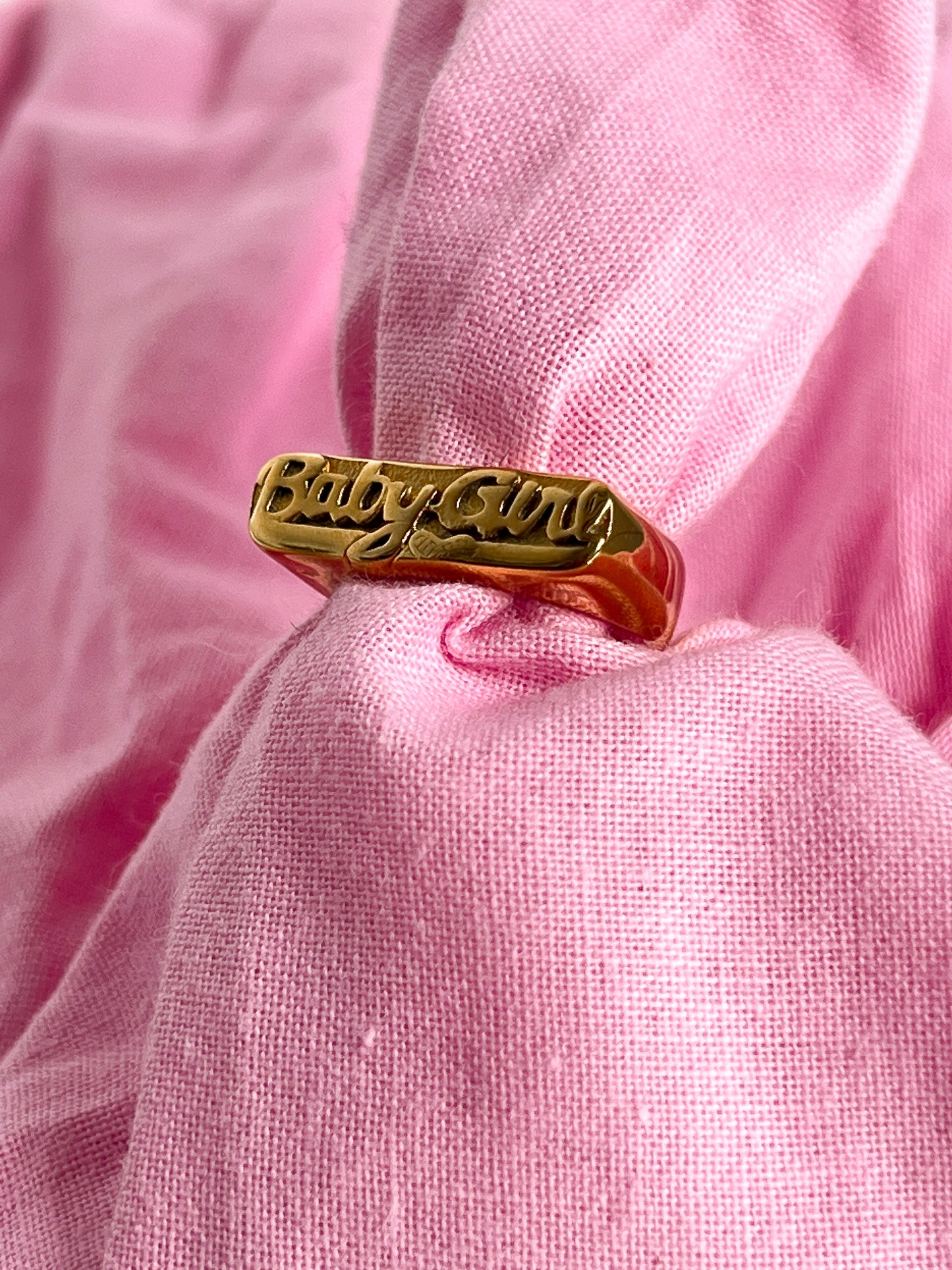 MARTHE - Babygirl goldplated ring