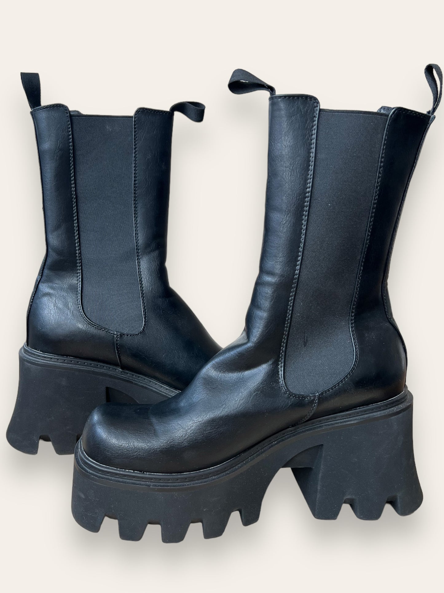 MARTHE - Lamoda WIPE OUT CHUNKY PLATFORM ANKLE BOOTS - 39