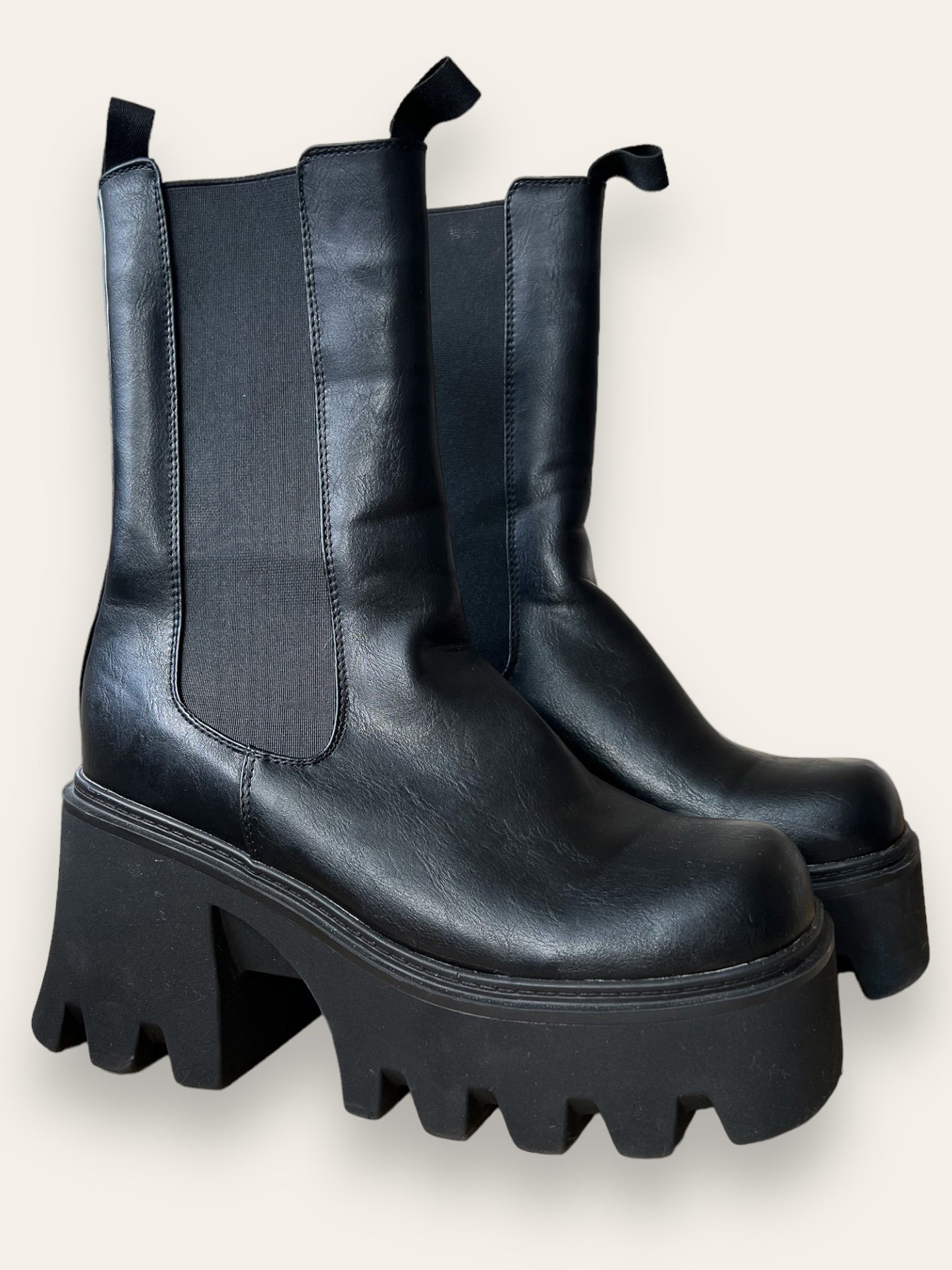 MARTHE - Lamoda WIPE OUT CHUNKY PLATFORM ANKLE BOOTS - 39