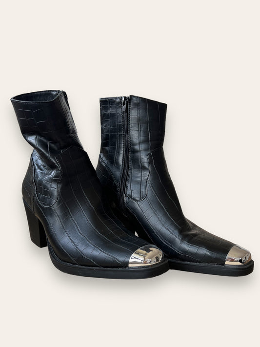 MARTHE - Truffle Collection Western Boots with metal hardware - 40