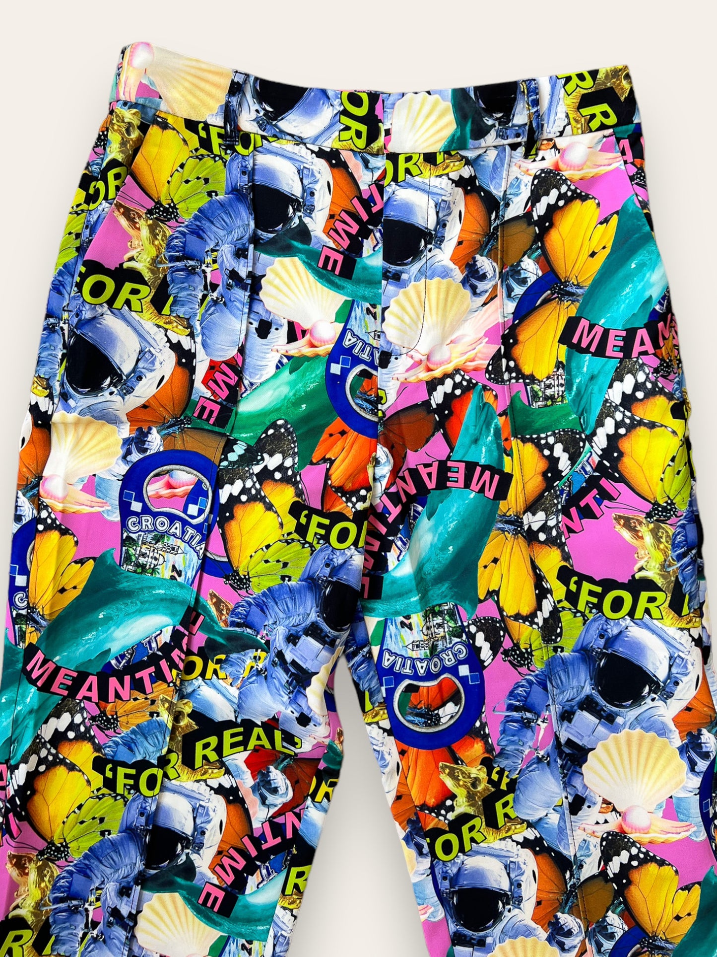 MARTHE - Collusion Print trousers - W28