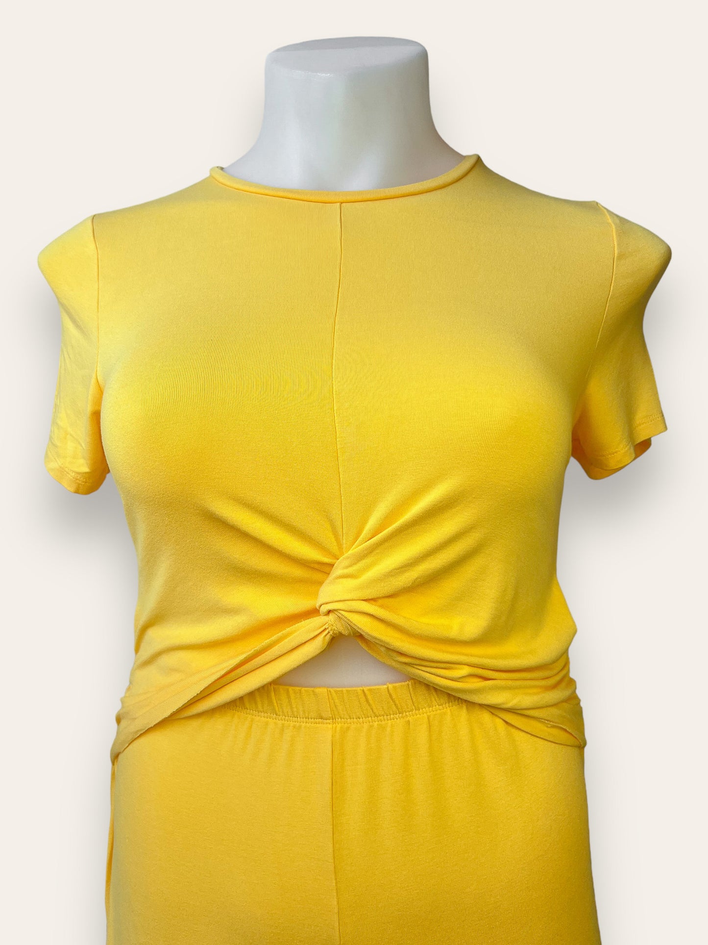 JOANN - Yellow Cut-Out Dress